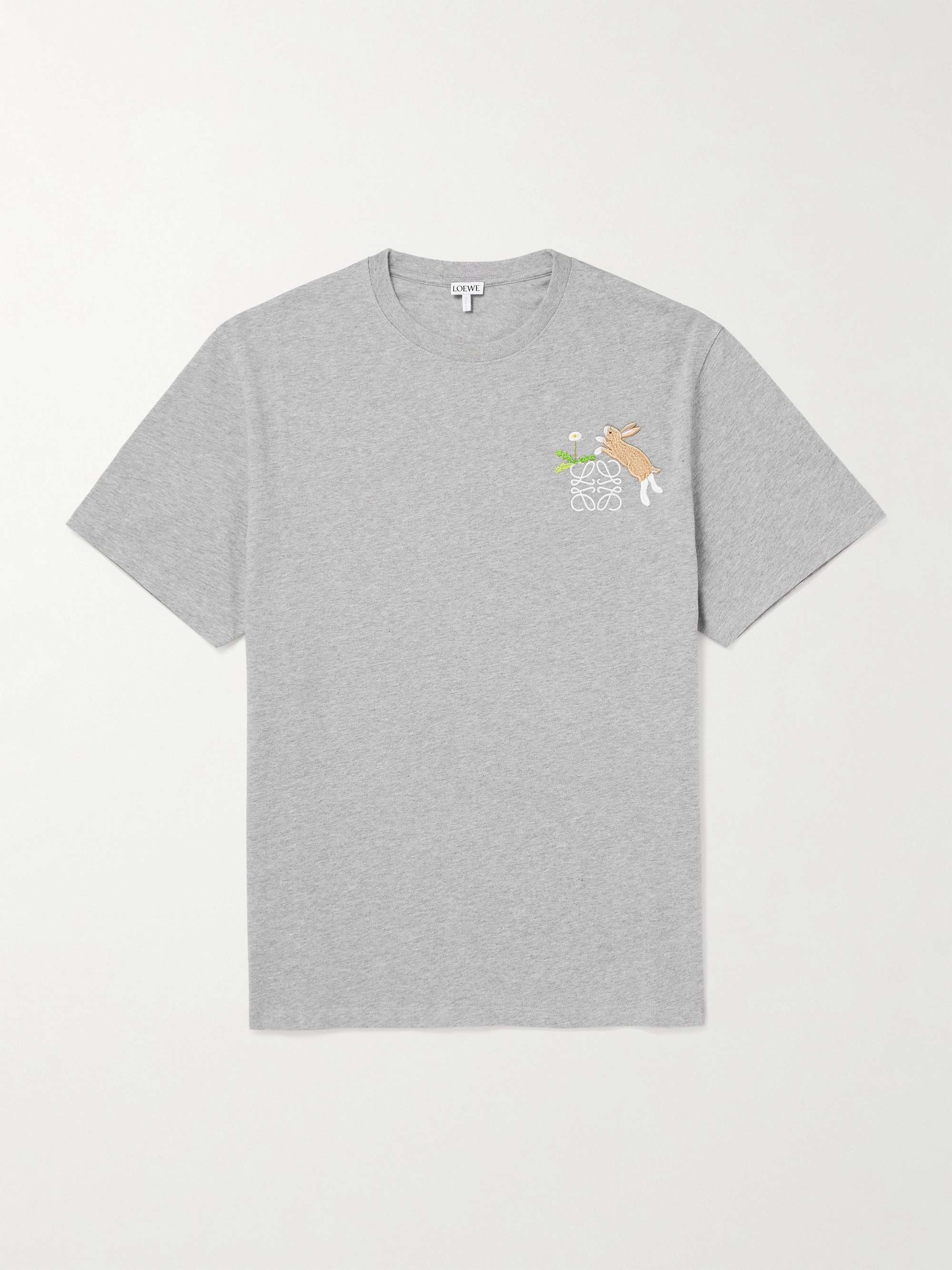 + Suna Fujita Logo-Embroidered Cotton-Jersey T-Shirt hero visual