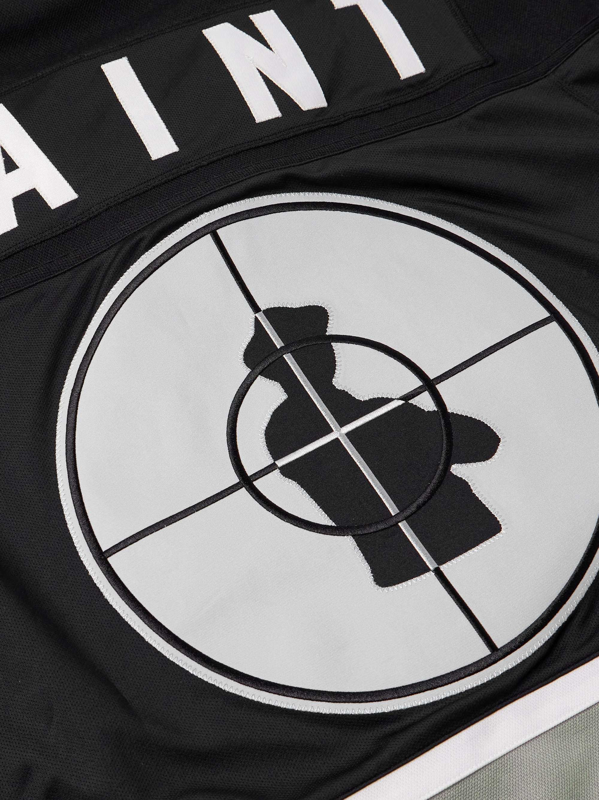 + Cactus Plant Flea Market Public Enemy Oversized Logo-Appliquéd Jersey T-Shirt view