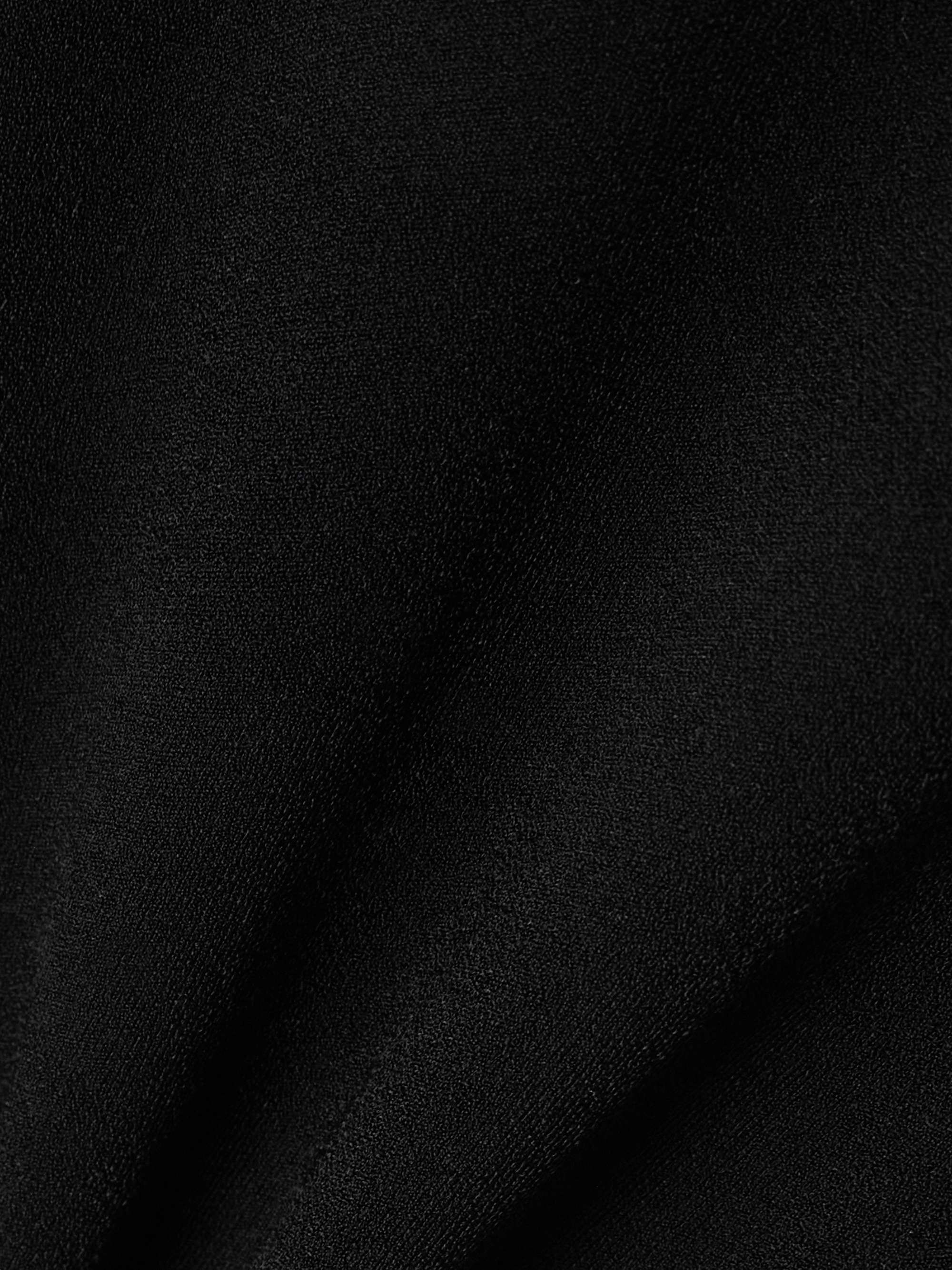 Amalia halterneck jacquard-knit midi dress view