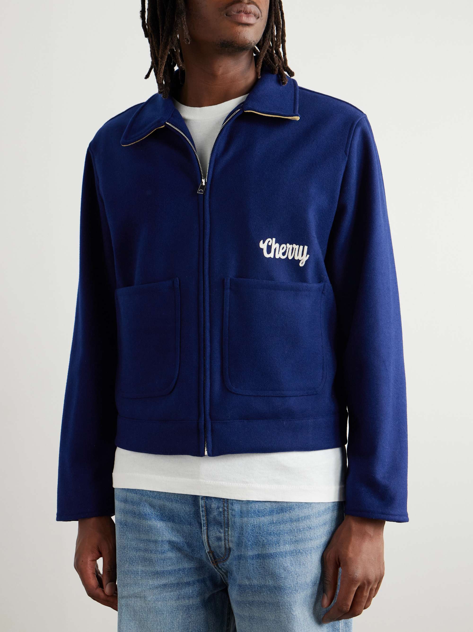 Jersey Zip-Up Jacket view