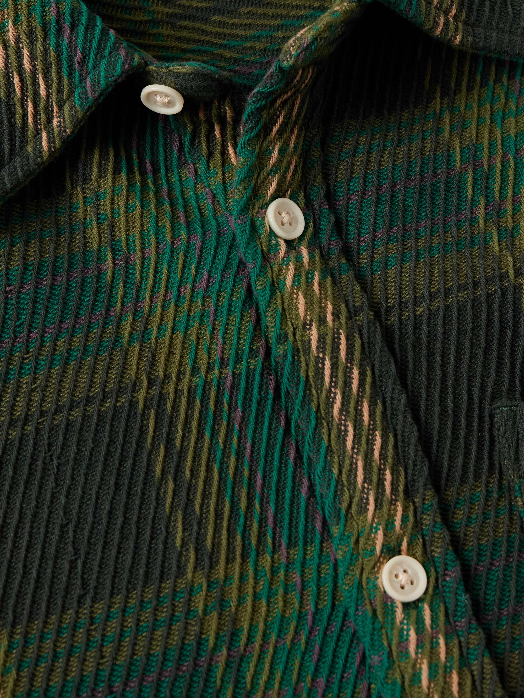 Phonecia Checked Cotton-Twill Shirt view