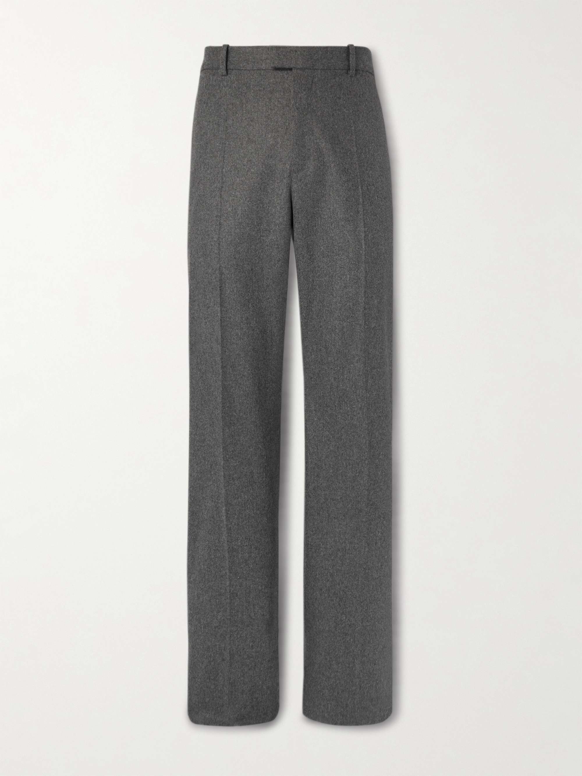 Straight-Leg Wool-Flannel Trousers hero visual