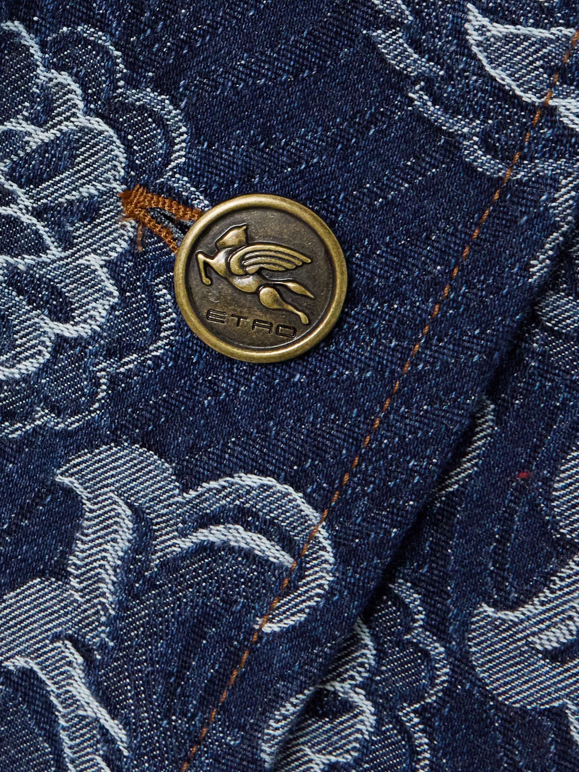 Oversized cotton-jacquard jacket view