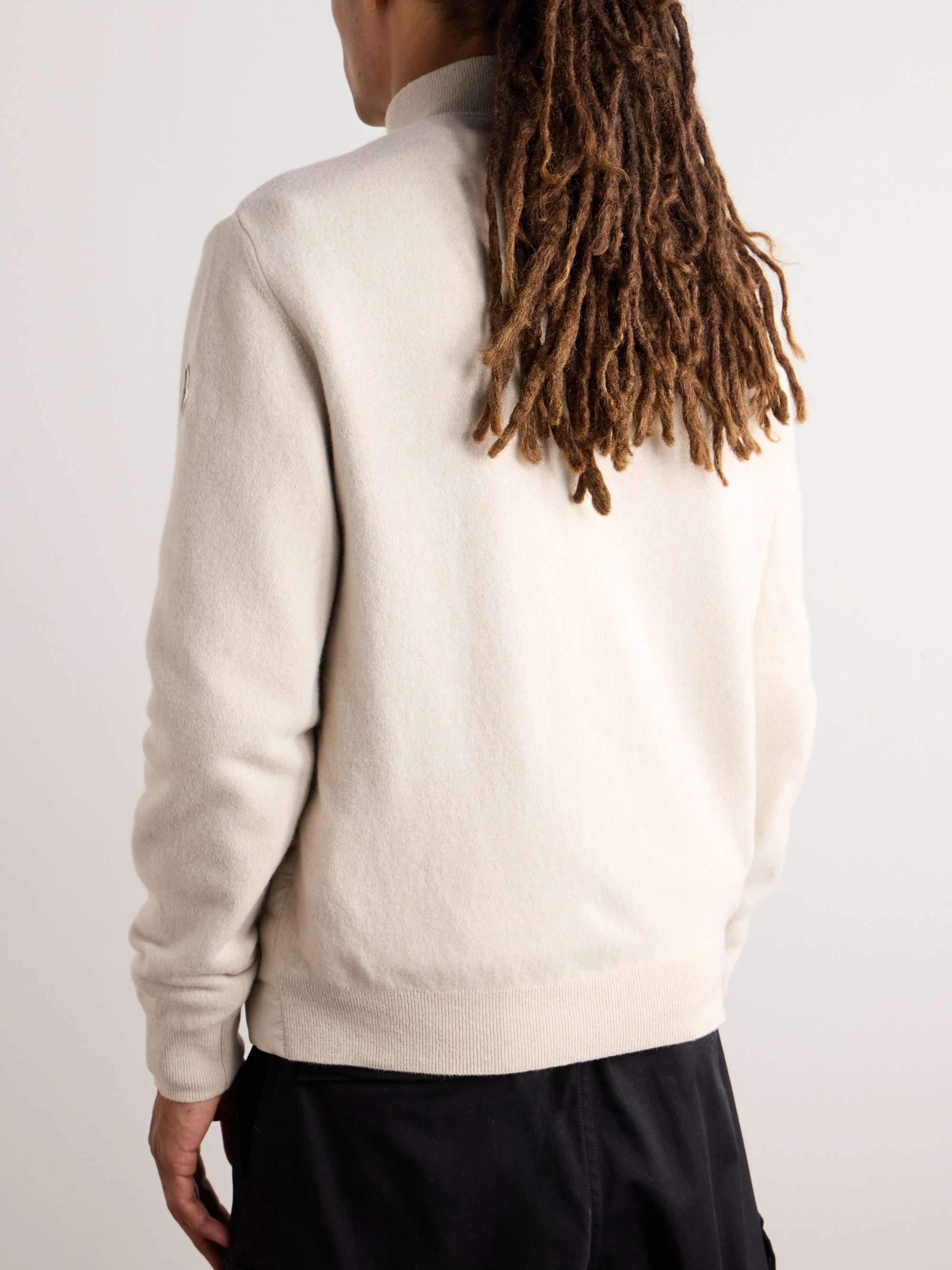 Wool and Cashmere-Blend and Quilted Shell Down Jacket view