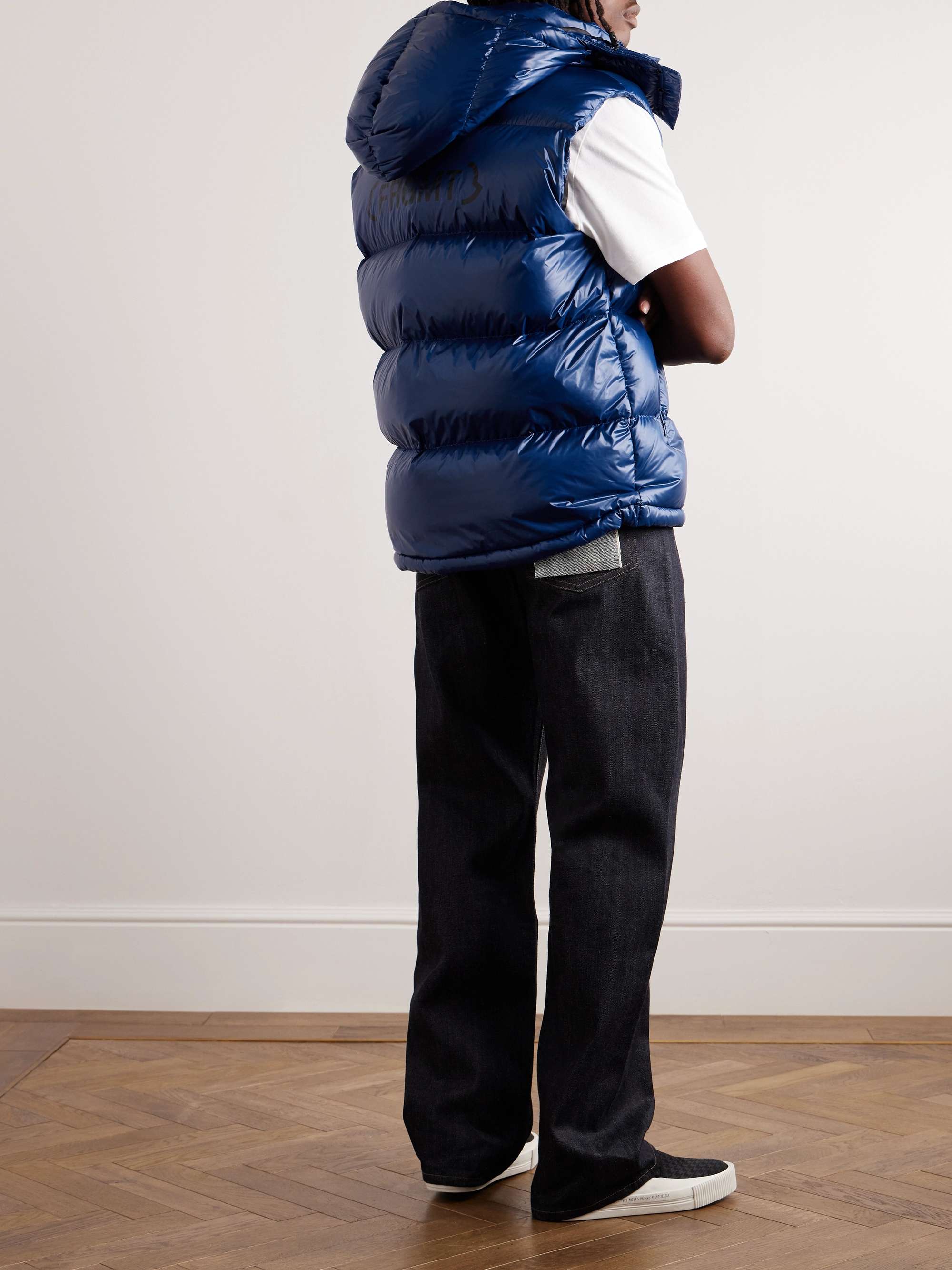 7 Moncler FRGMT Hiroshi Fujiwara Marsh Quilted Shell Hooded Down Gilet view