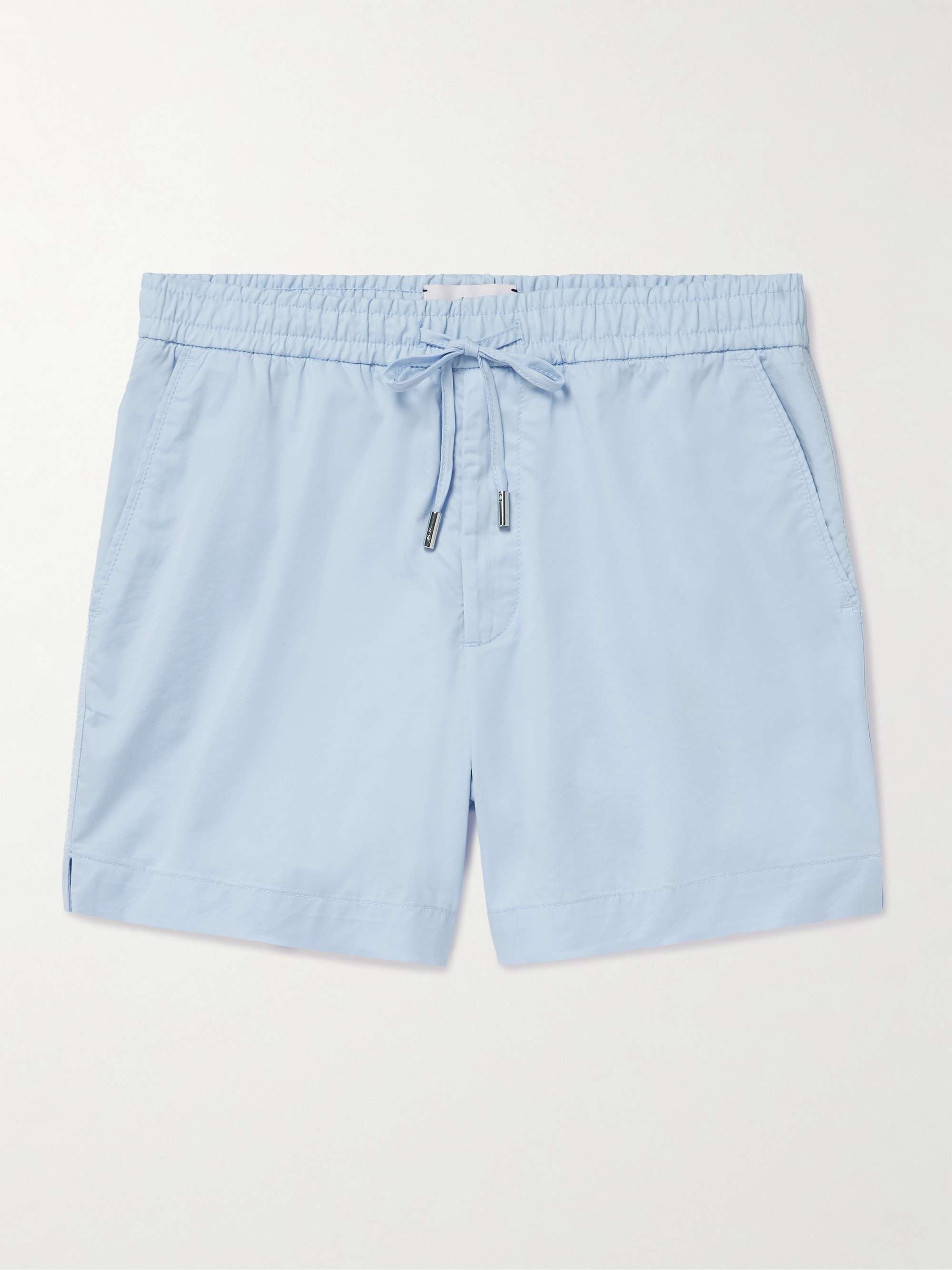 Straight-Leg Organic Cotton-Poplin Drawstring Shorts hero visual