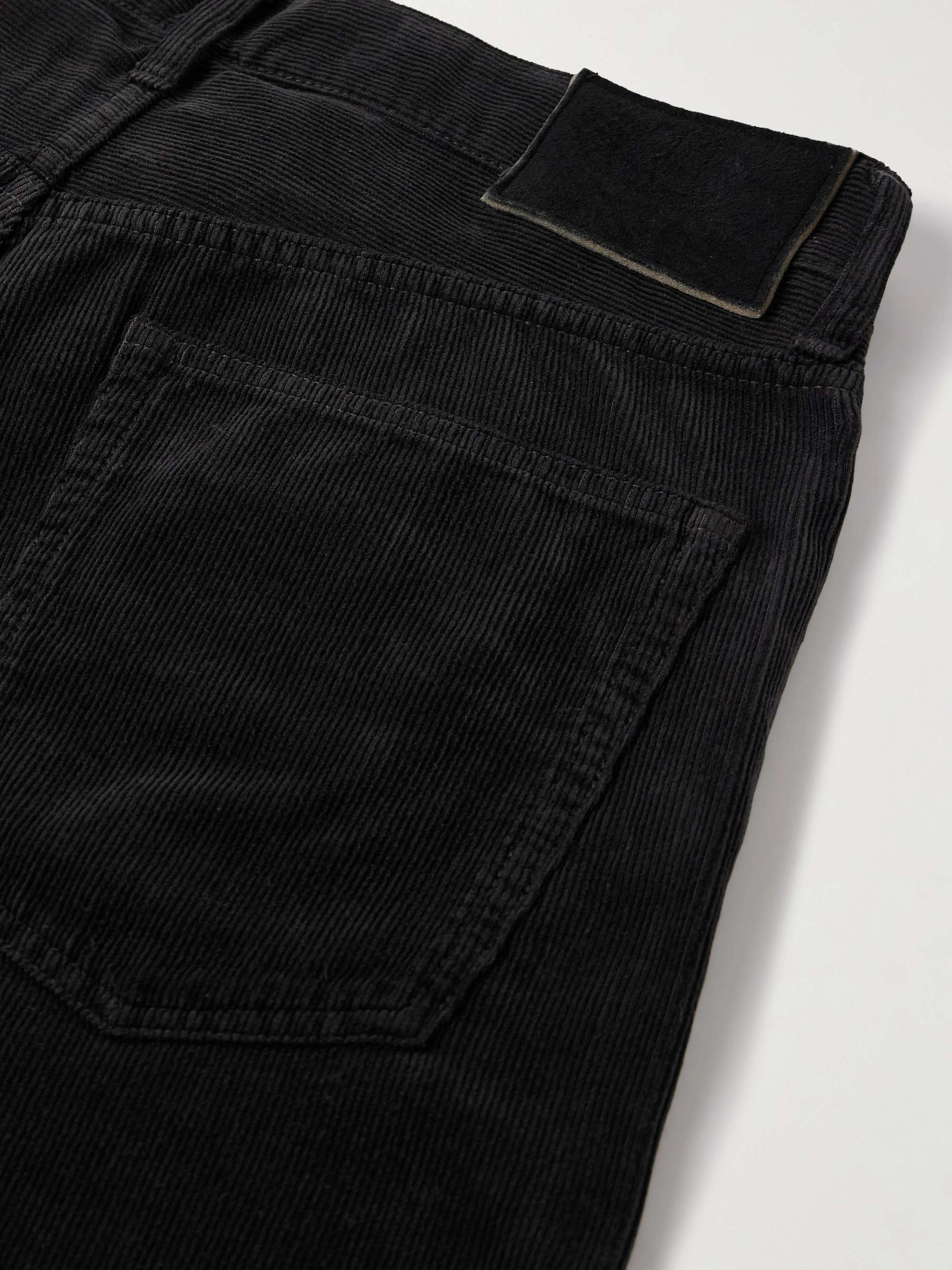 Fluxus 19 Slim-Fit Straight-Leg Garment-Dyed Cotton-Corduroy Trousers view
