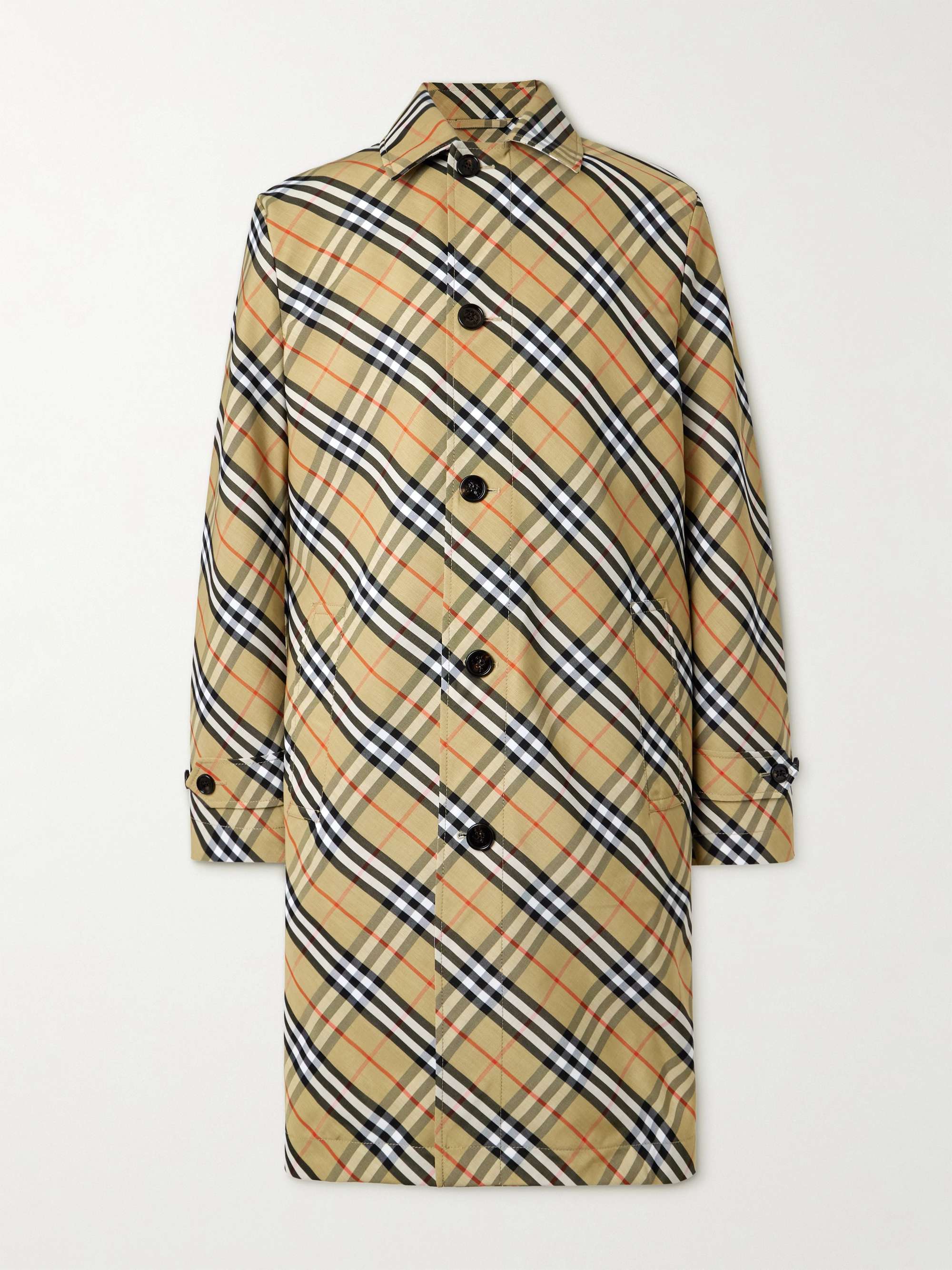 Checked Gabardine Coat hero visual