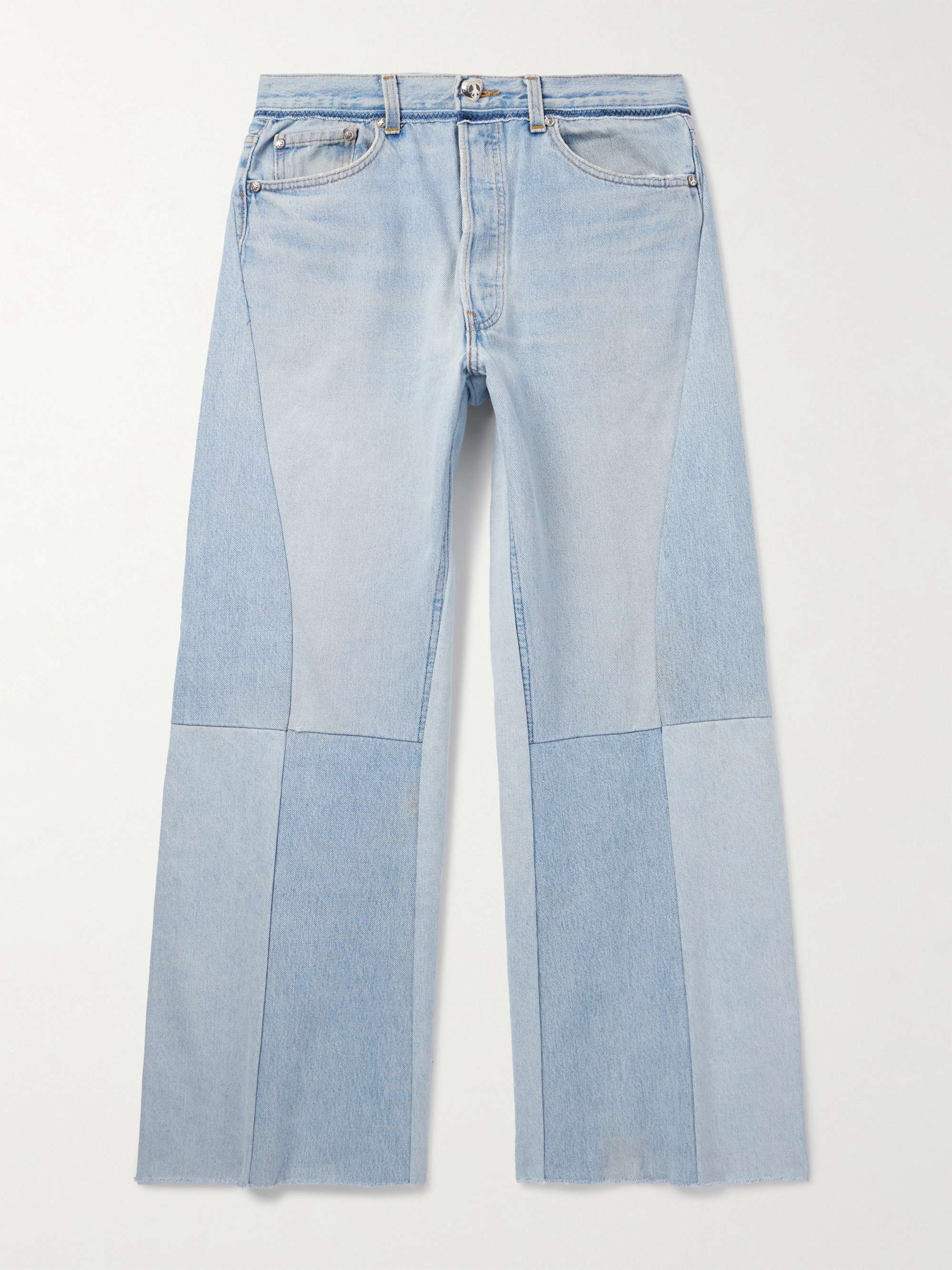 Flared Patchwork Jeans hero visual