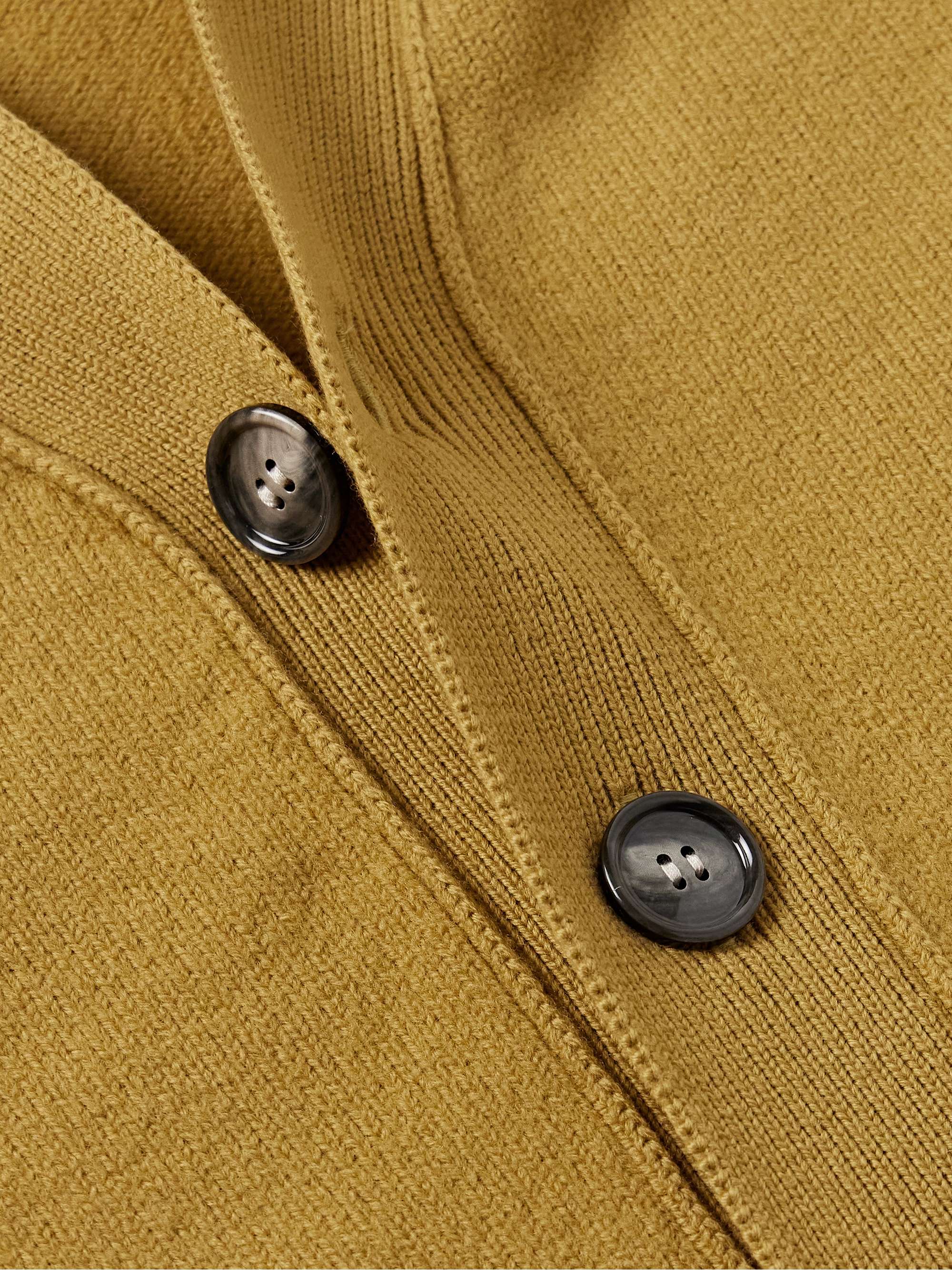 ADC Logo-Intarsia Virgin Wool Cardigan view