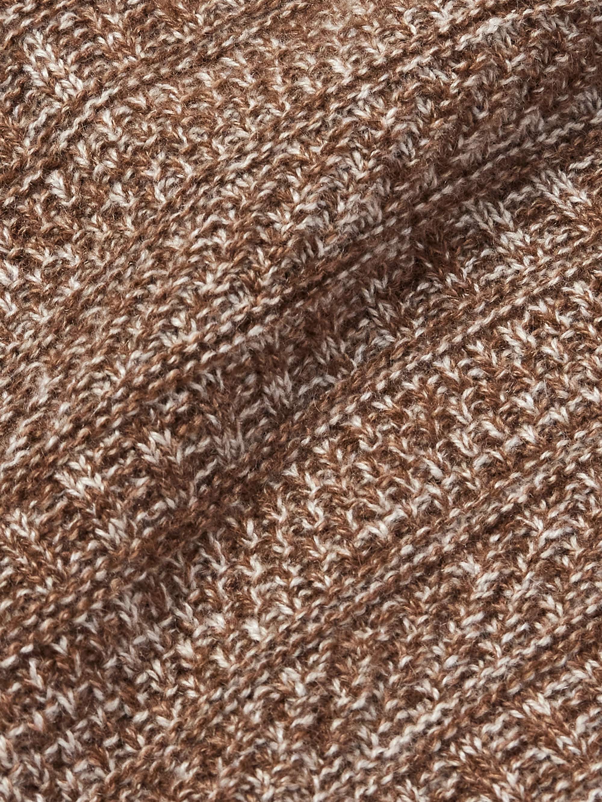 Fancy Cashmere Half-Zip Sweater view