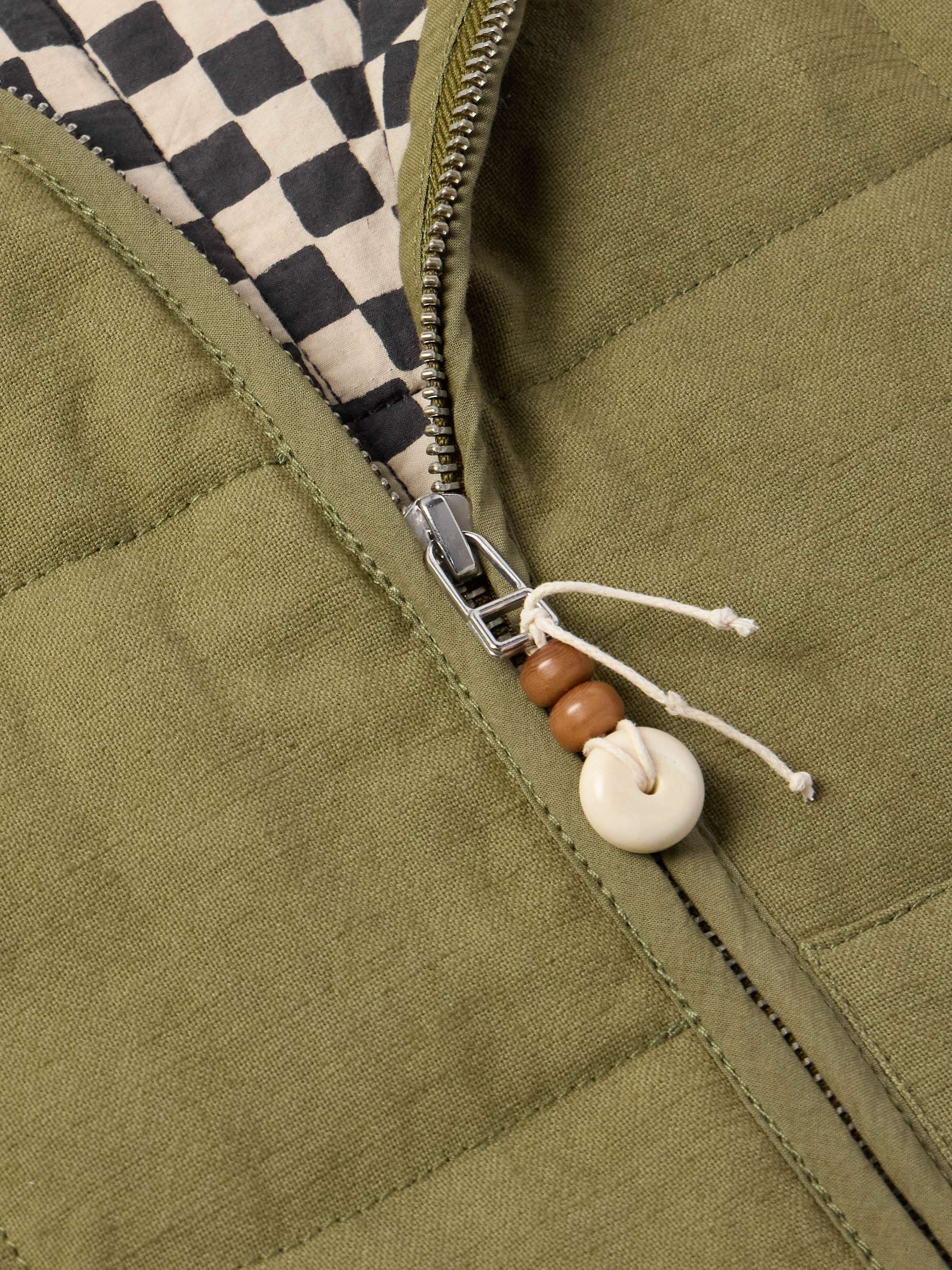 Tellus Quilted Organic Cotton Jacket view