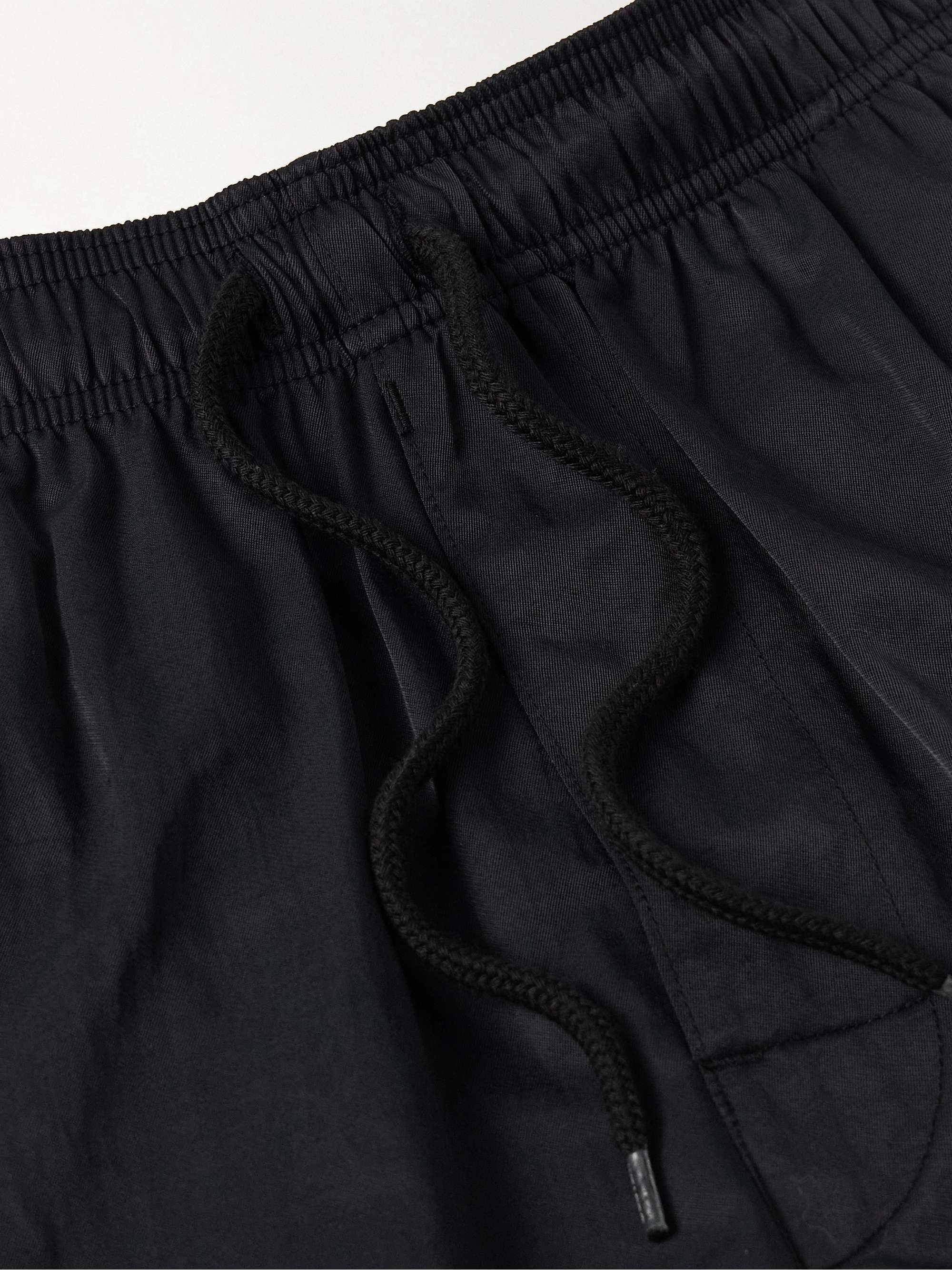 Tapered Nylon Drawstring Trousers view