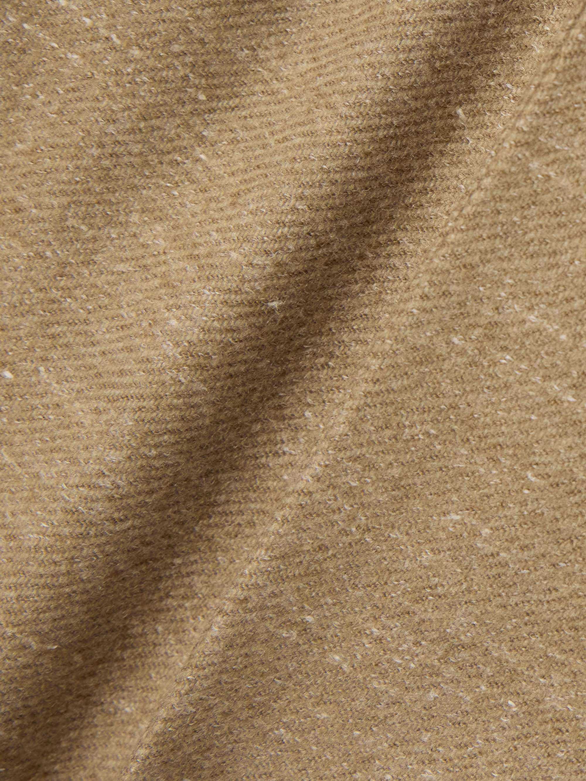 Dan pleated wool, cashmere and linen-blend tapered pants view