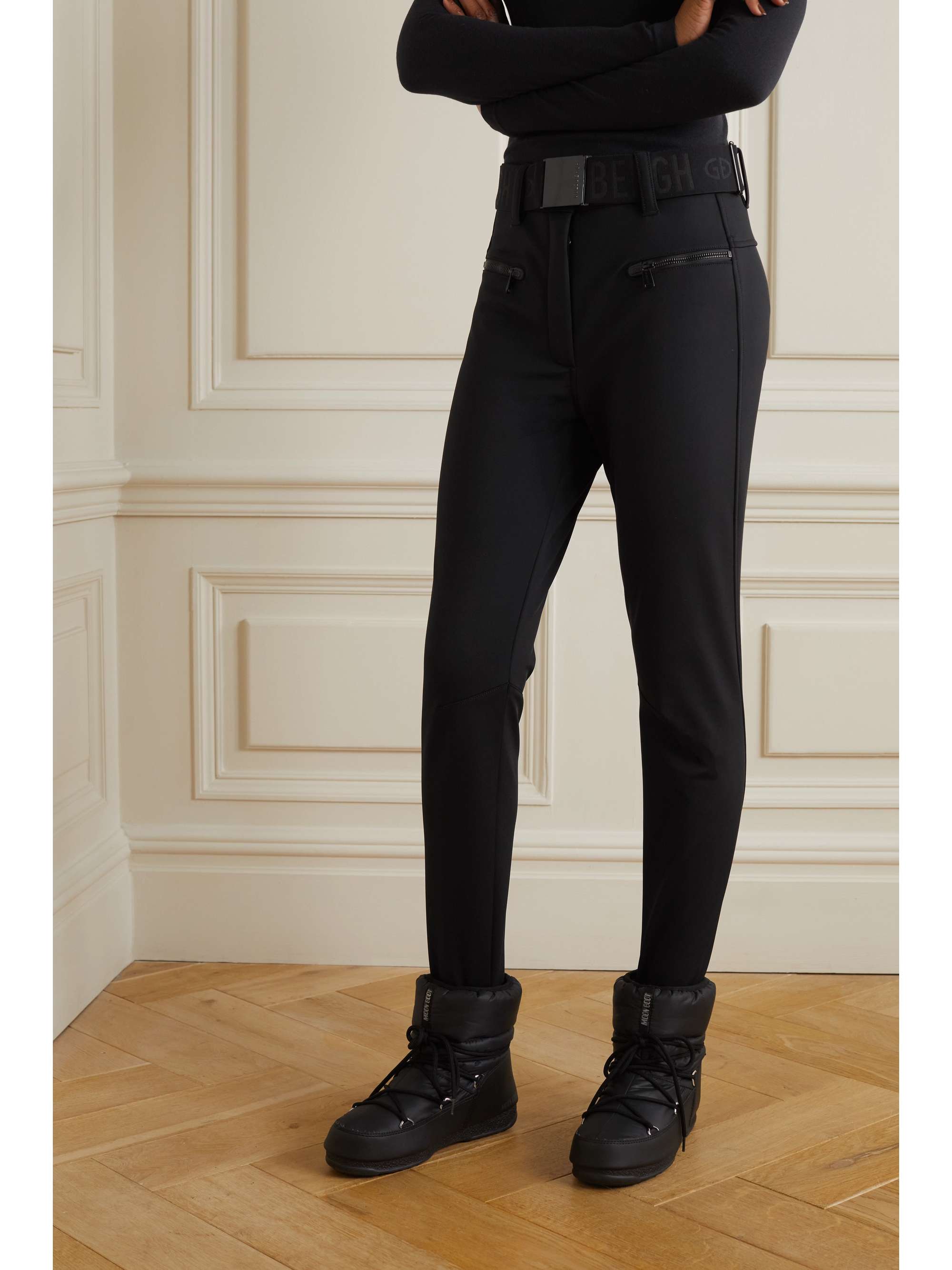 Paris belted stirrup ski pants view