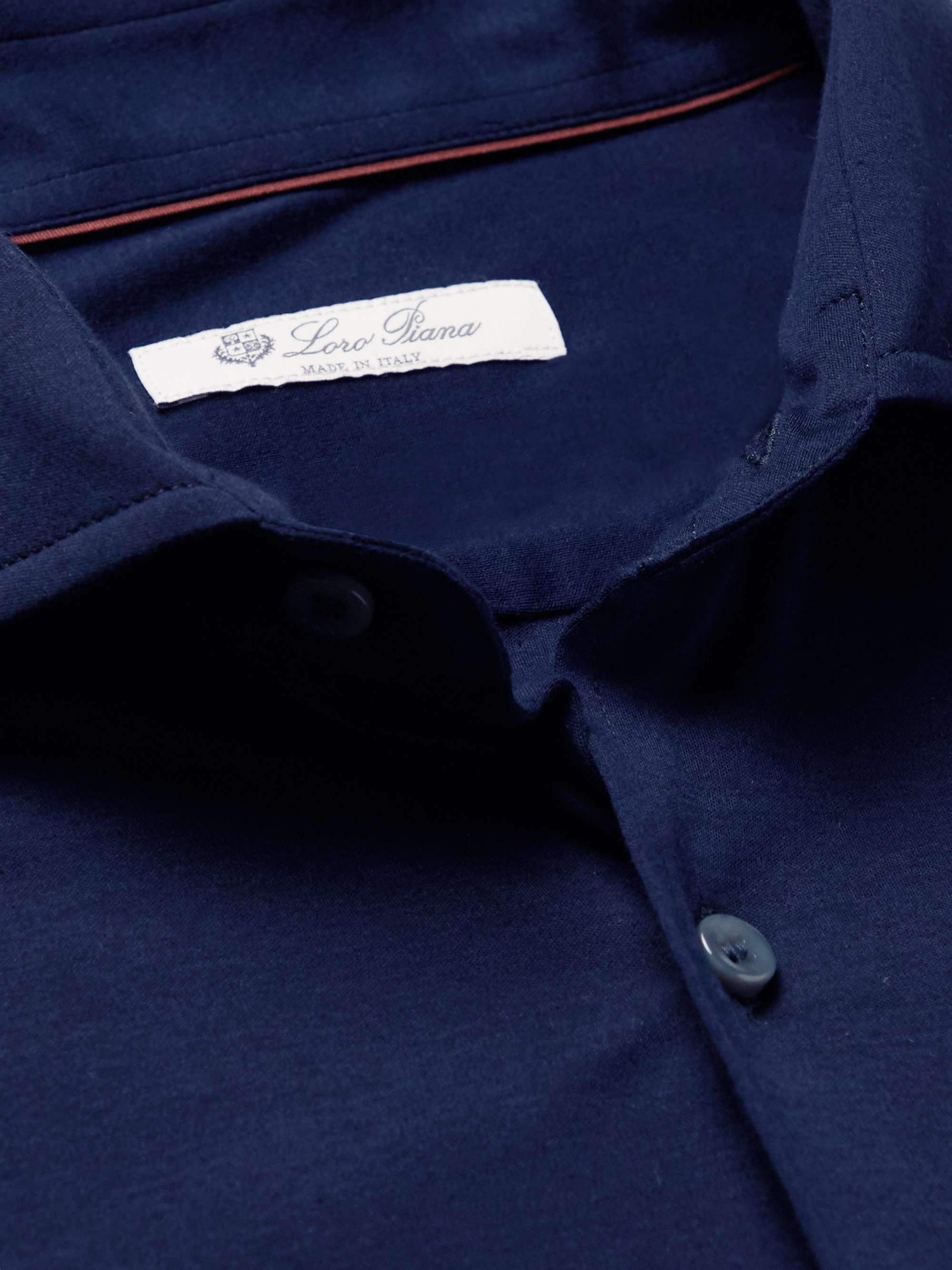 Andrew Slim-Fit Cotton-Jersey Shirt view
