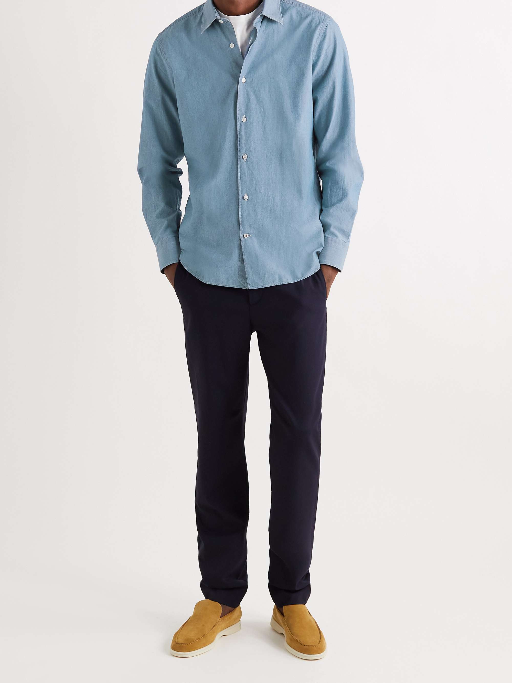 Arthur Preston Cotton-Chambray Shirt view