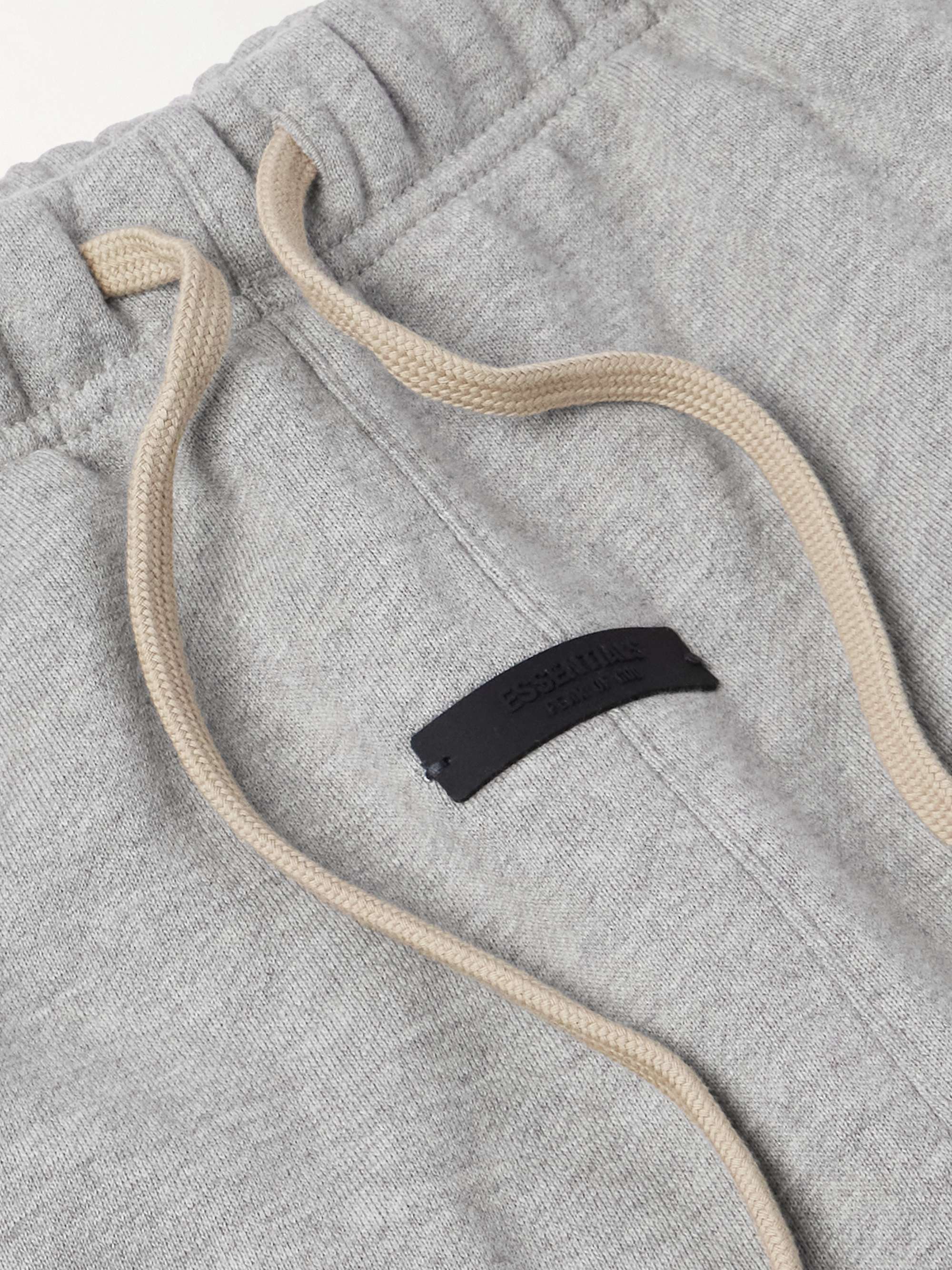 + NBA Straight-Leg Appliquéd Cotton-Blend Jersey Sweatpants view