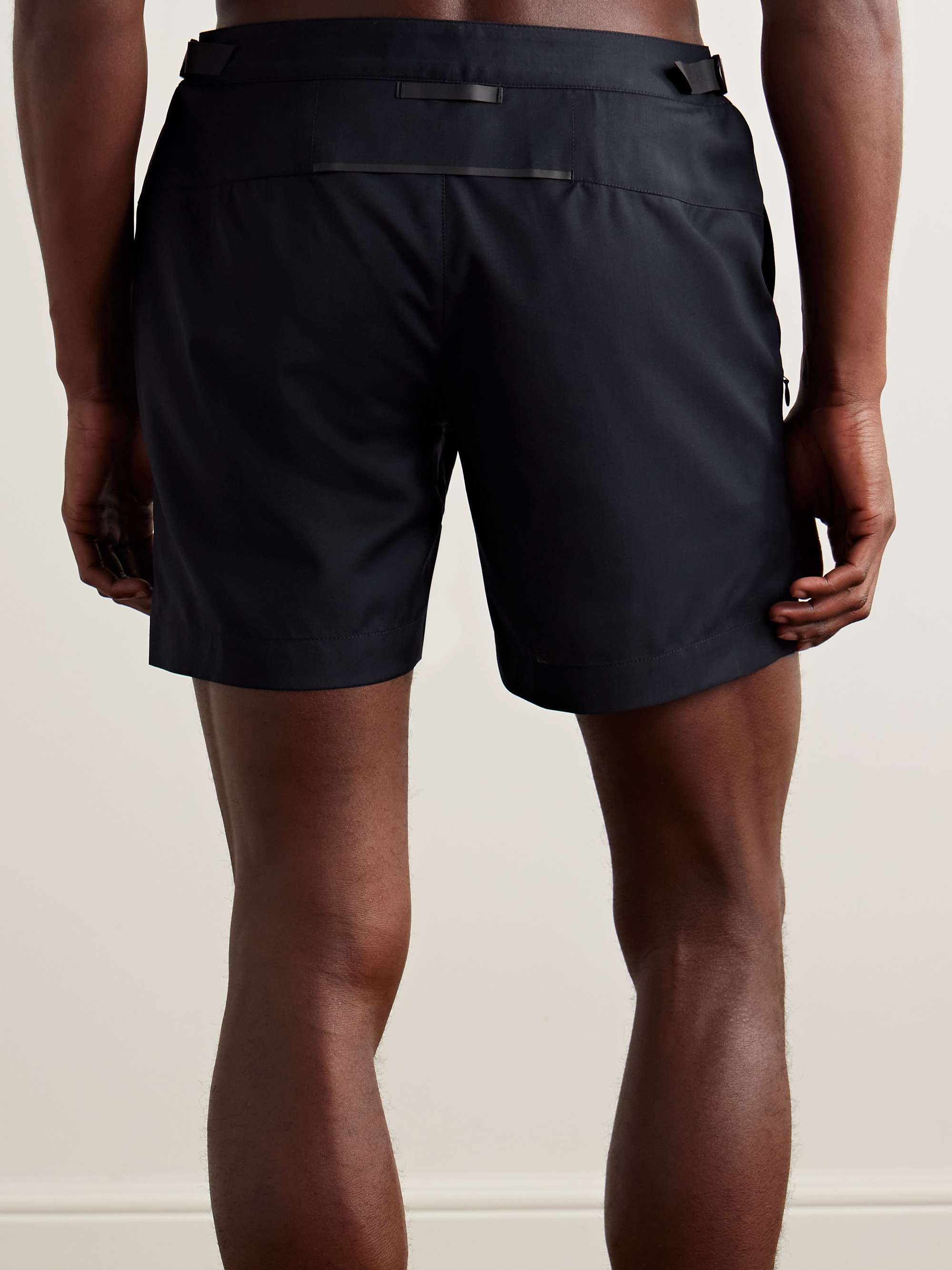 Bulldog Bonded Straight-Leg Mid-Length Swim Shorts view