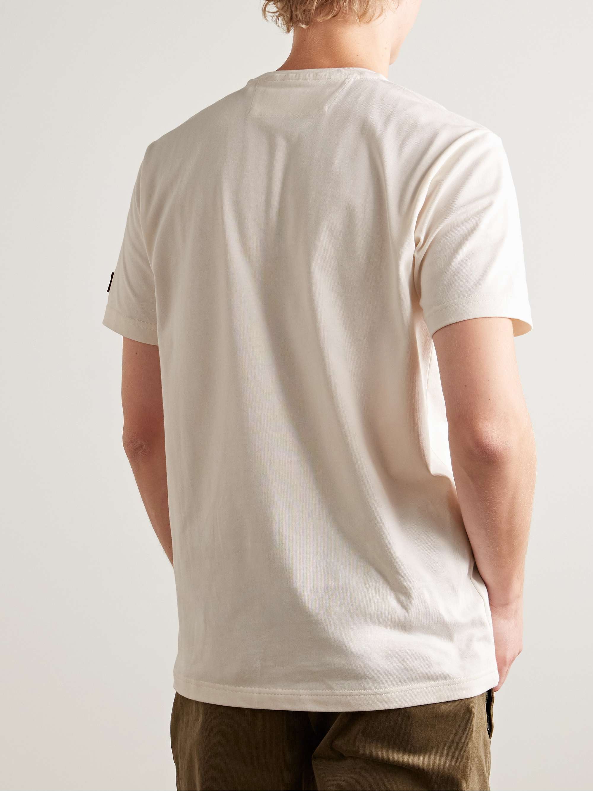 + C.P. Company Spezial Logo-Print Appliquéd Organic Cotton-Jersey T-Shirt view