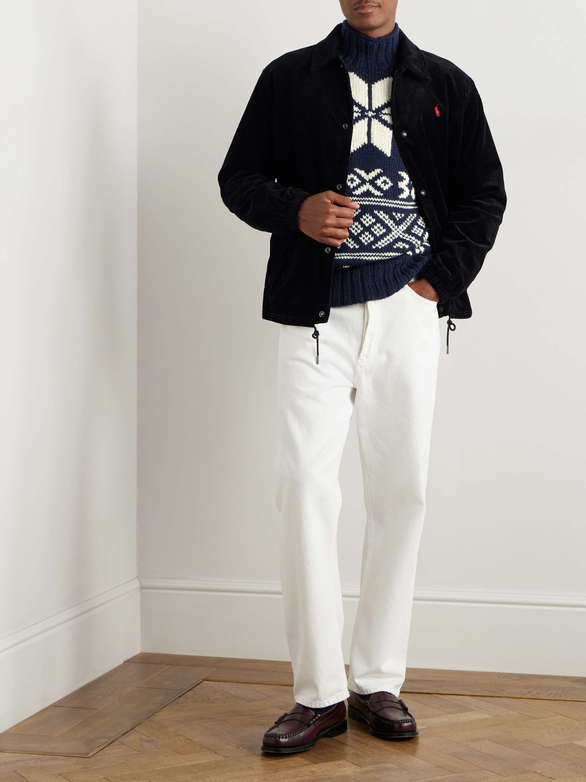 Fair Isle Wool Rollneck Sweater view