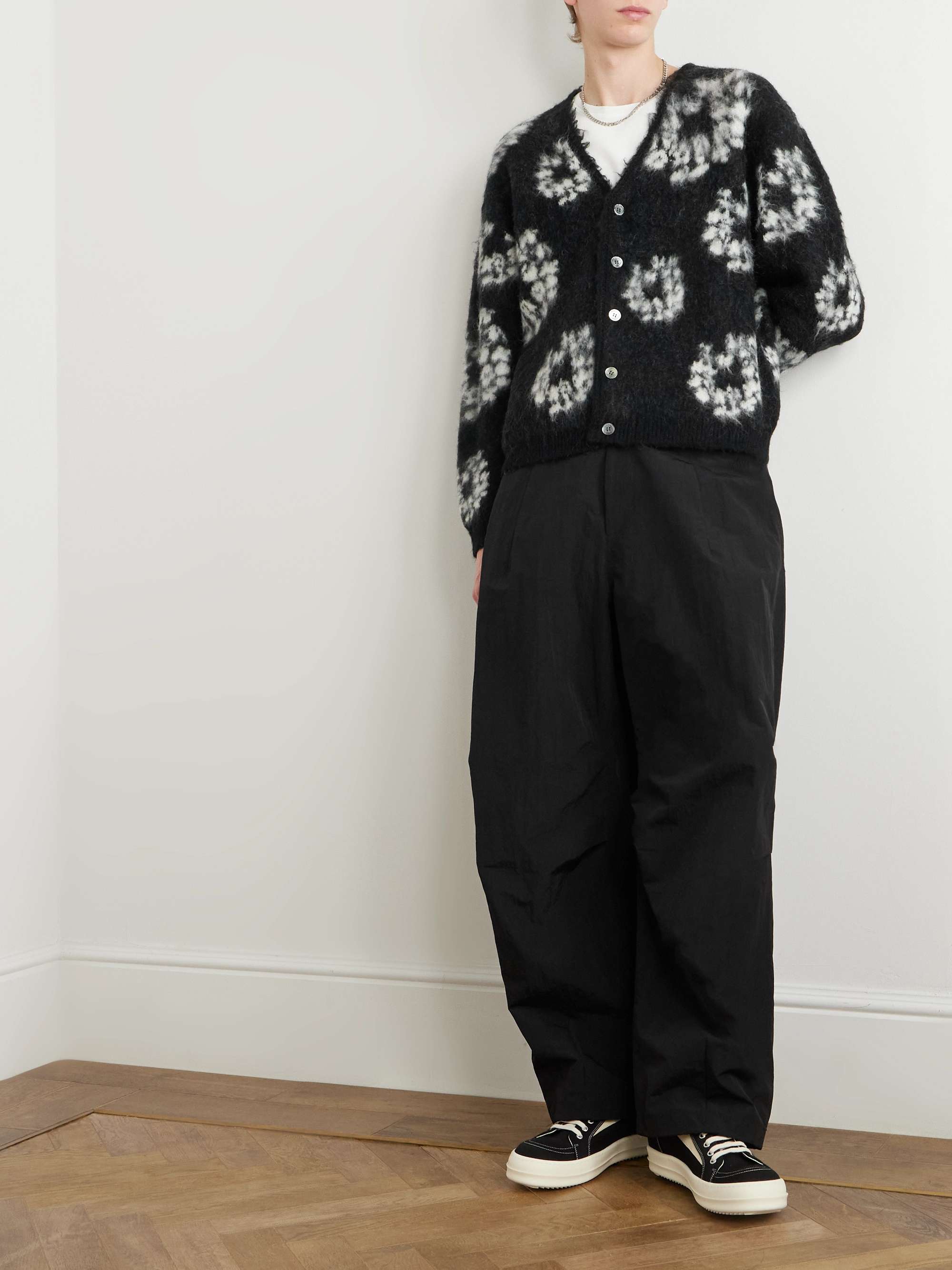 + Denim Tears Jacquard-Knit Cardigan view