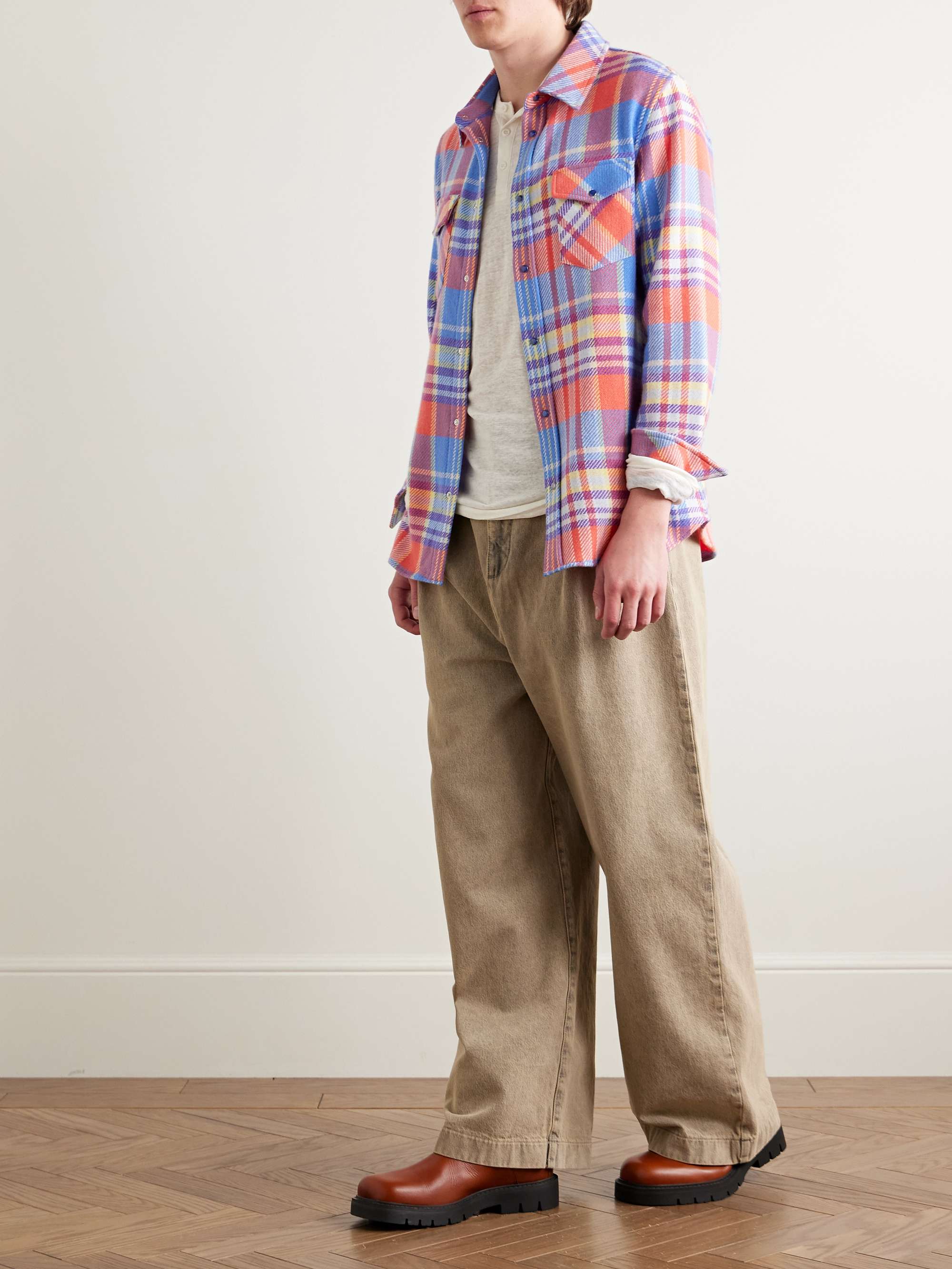 Creator Checked Cashmere Shirt view