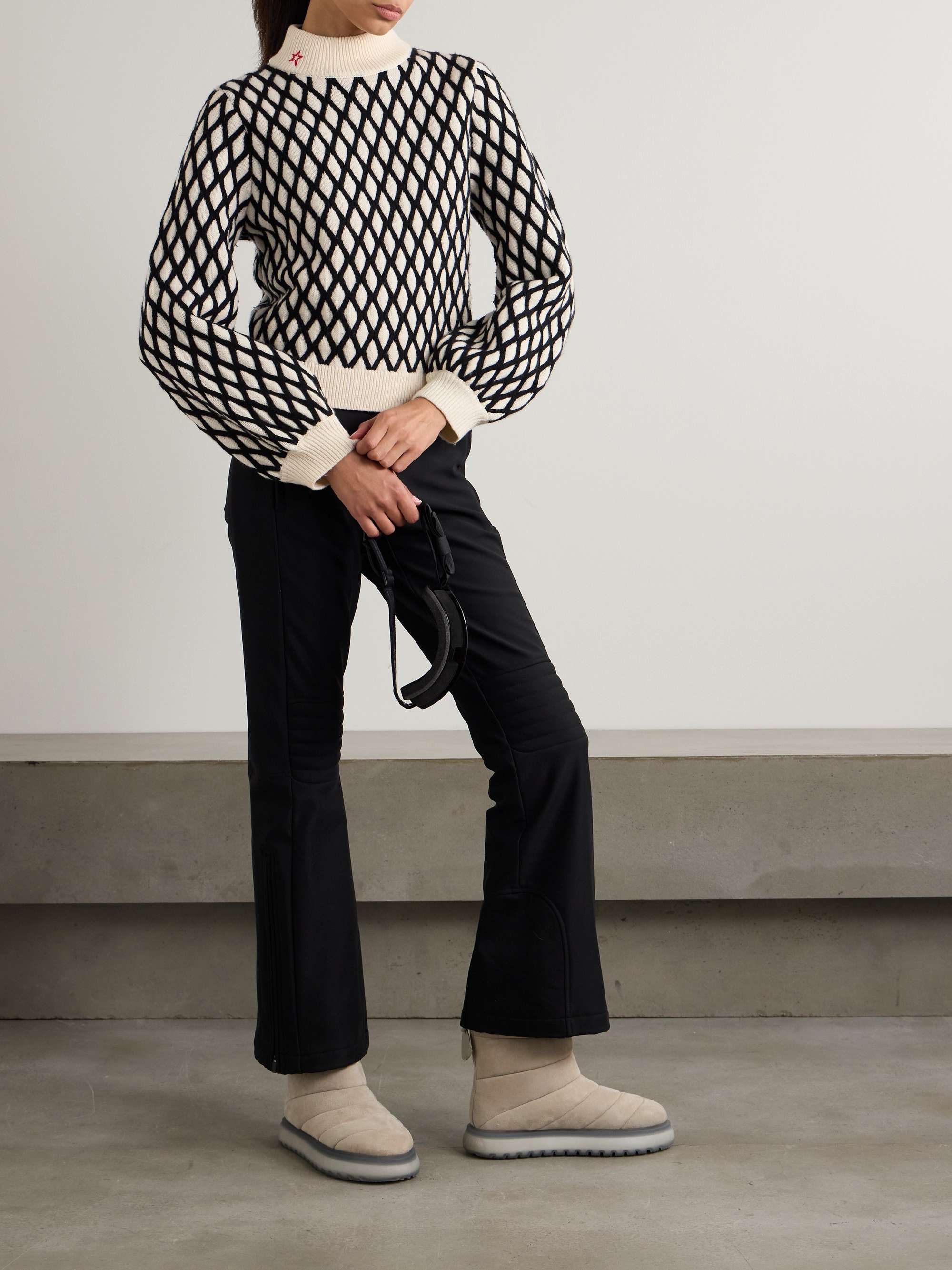 Carving Air wool and cashmere-blend jacquard sweater view