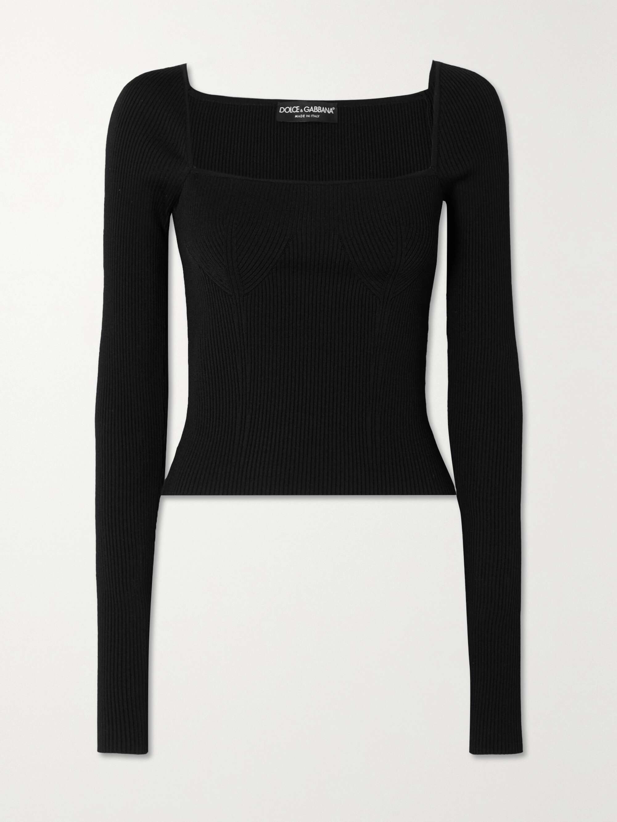 Ribbed-knit top hero visual