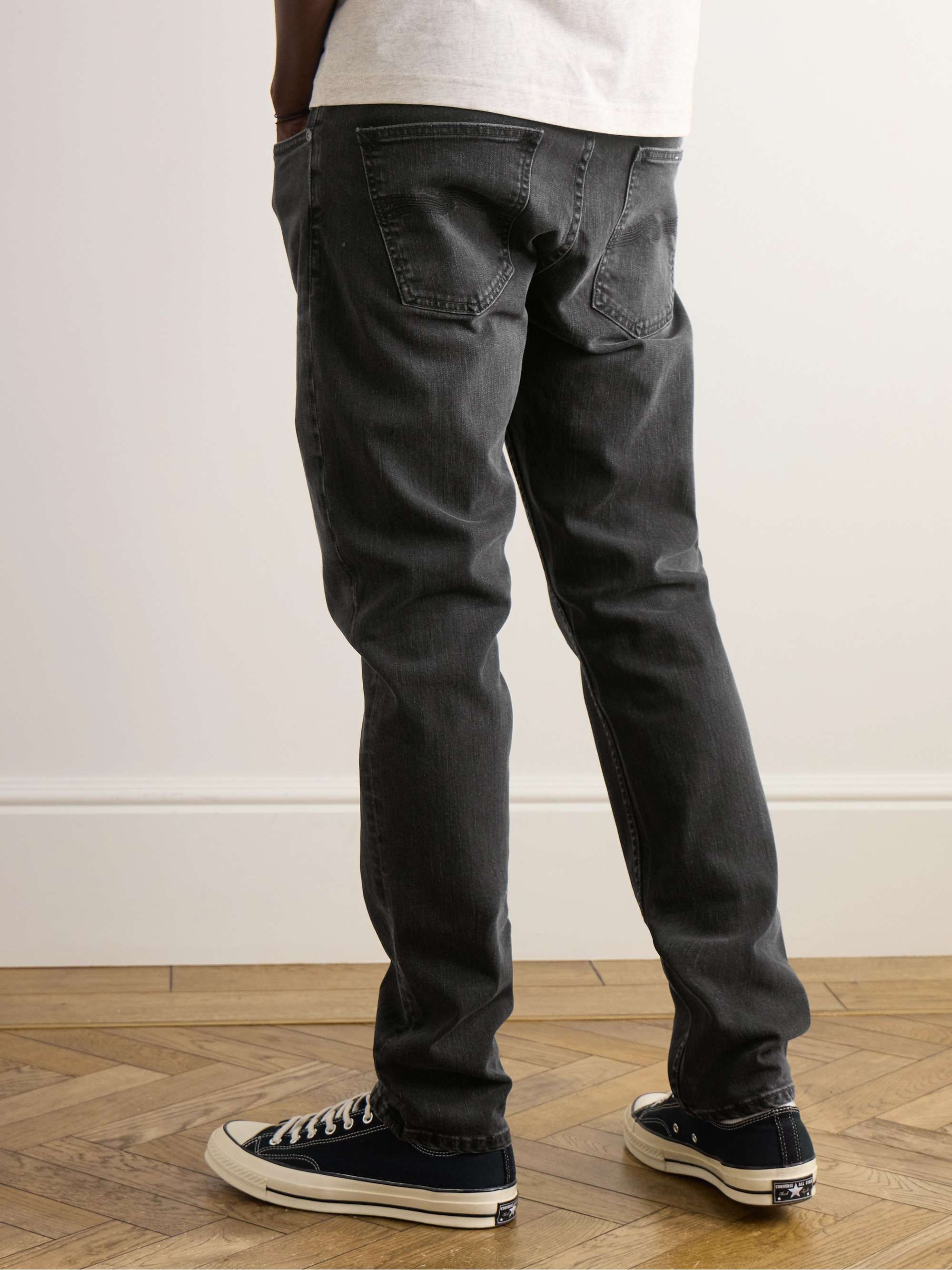 Slim-Fit Stretch-Cotton Jeans view
