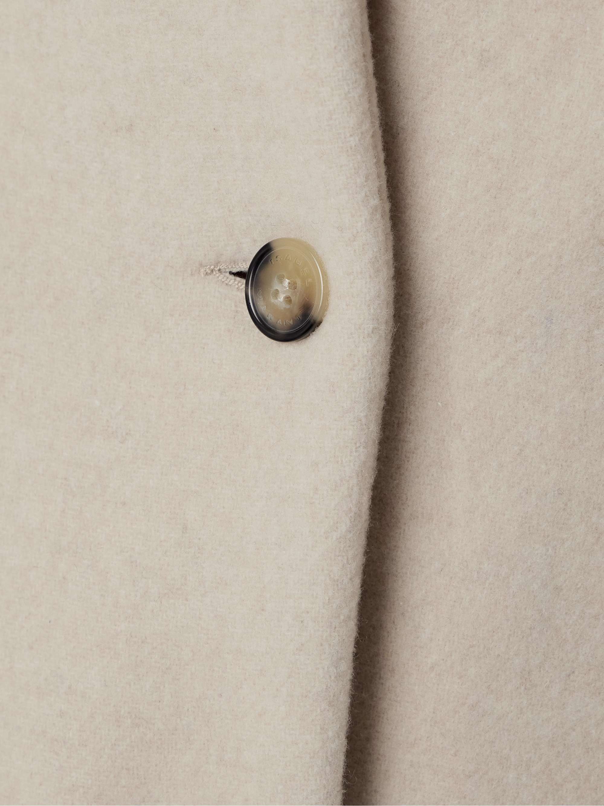 Drogo brushed recycled wool-blend jacket view
