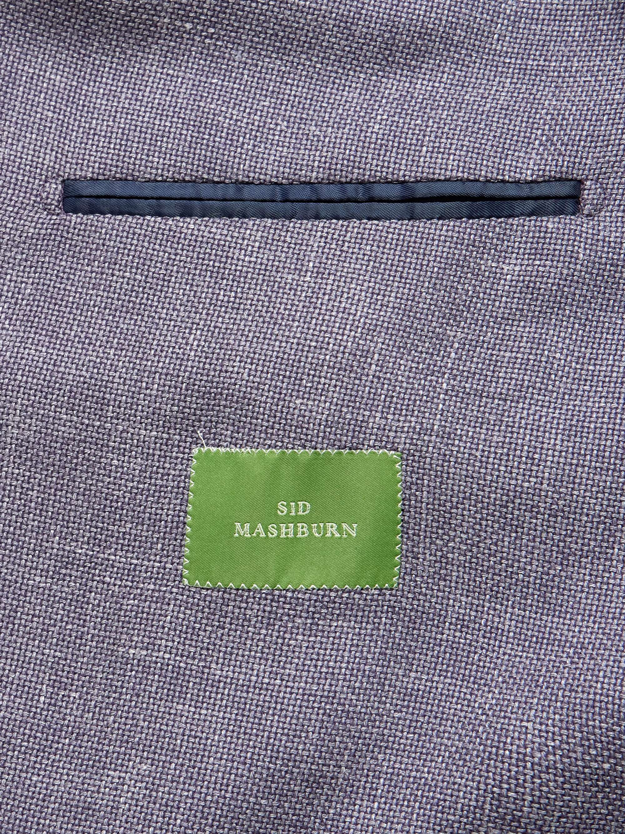 Ghost Slim-Fit Wool, Cotton, Silk and Linen-Hopsack Blazer view