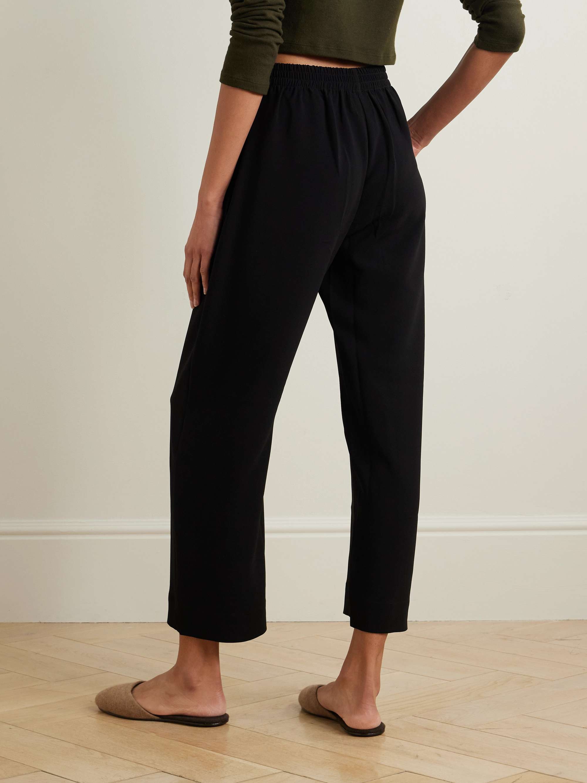 Arielle crepe tapered pants view
