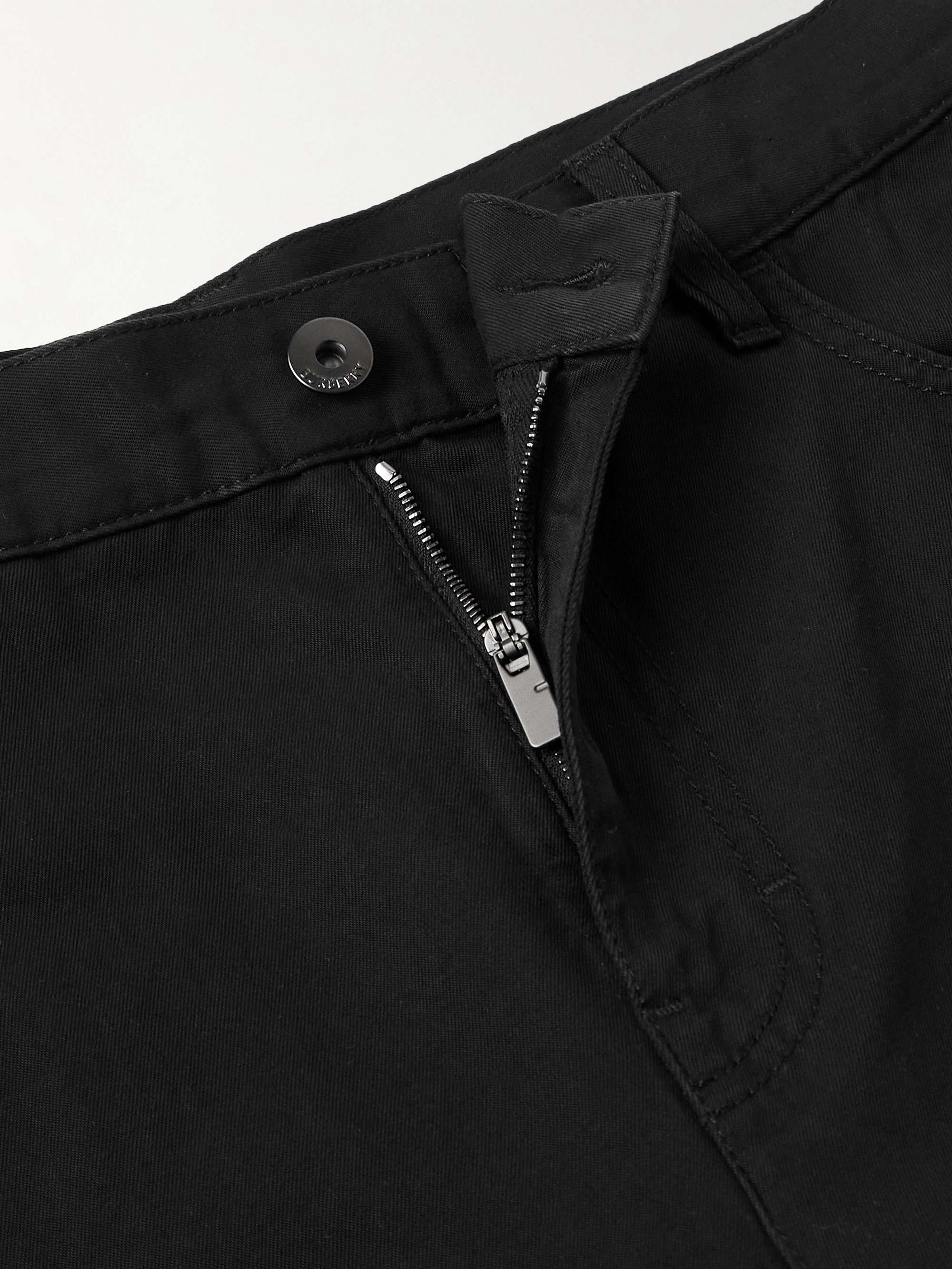 Straight-Leg Cotton-Twill Trousers view