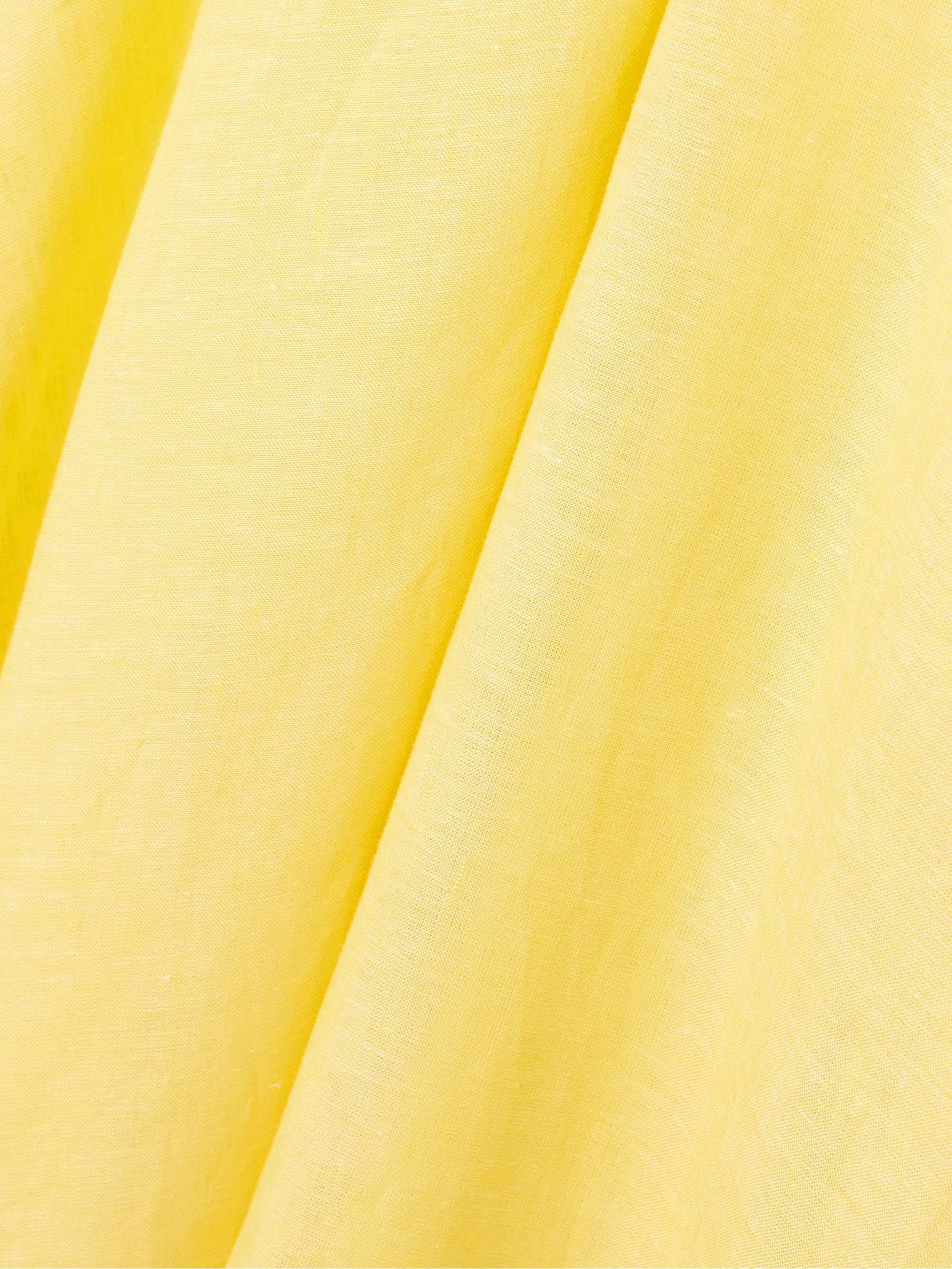 Bambolino cold-shoulder fringed linen maxi dress view