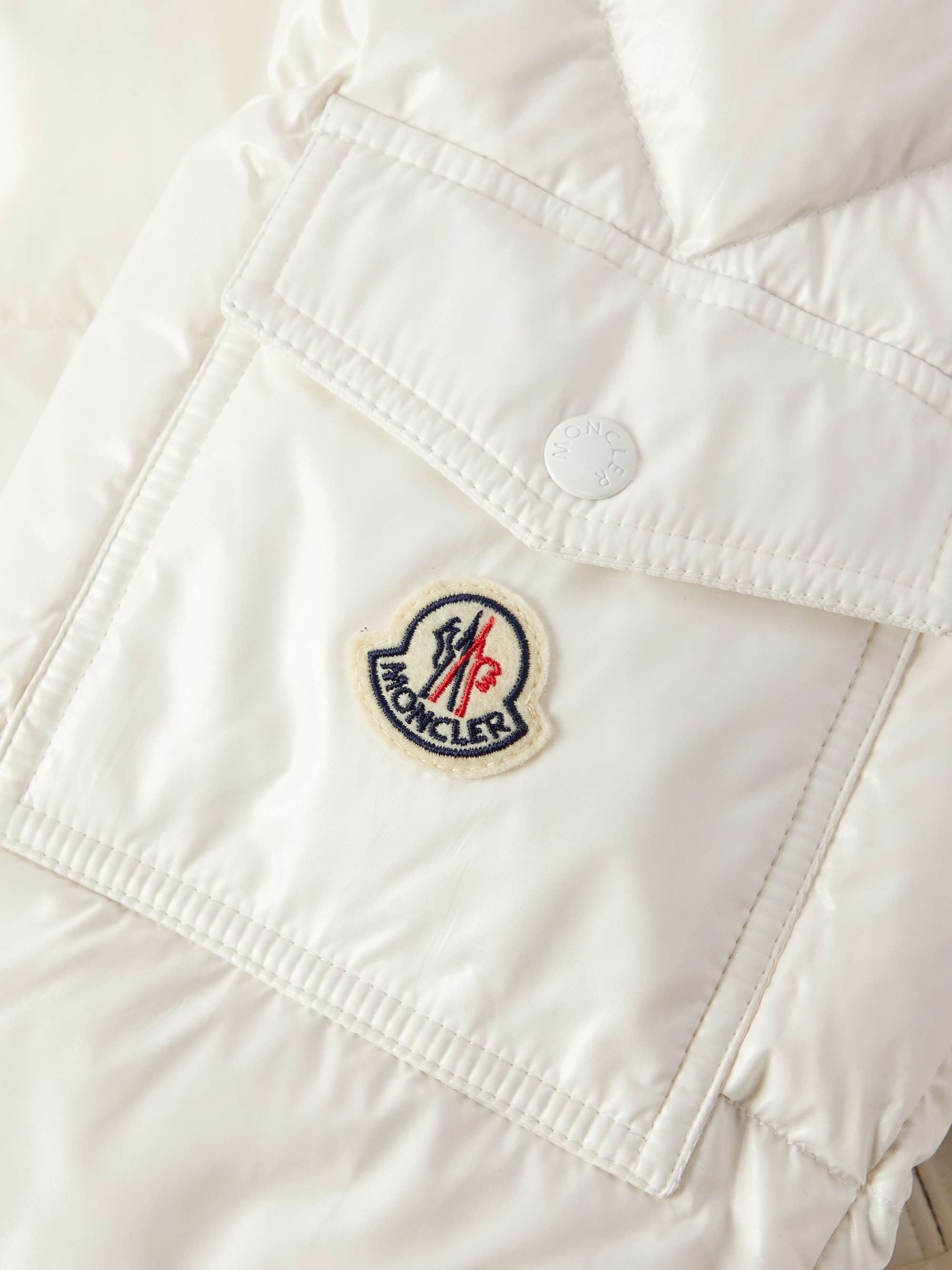 Chiablese Quilted Glossed-Shell Hooded Down Jacket view