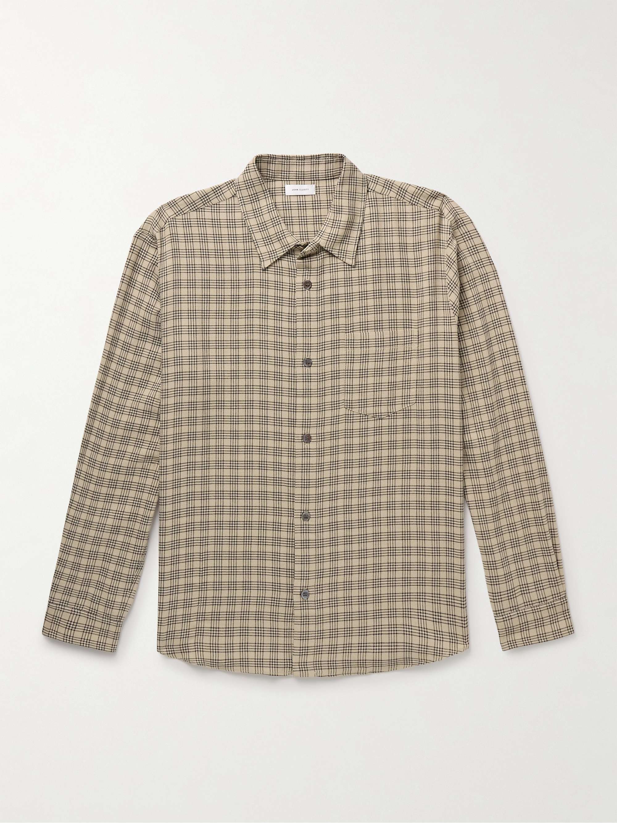 Cloak Checked Woven Shirt hero visual