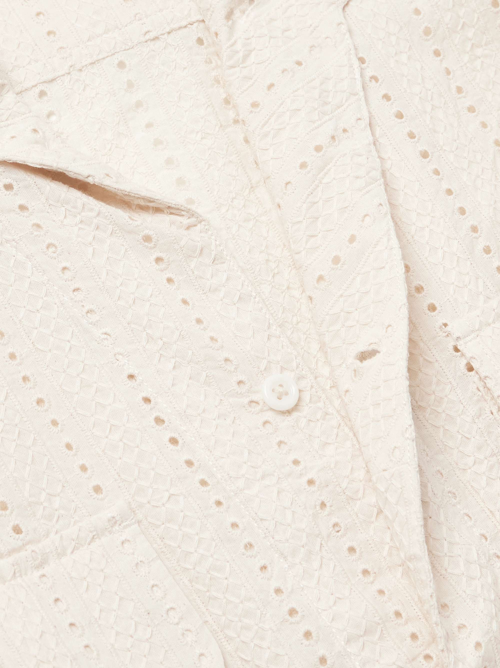 Milano Hakoba Broderie Anglaise Cotton Shirt view
