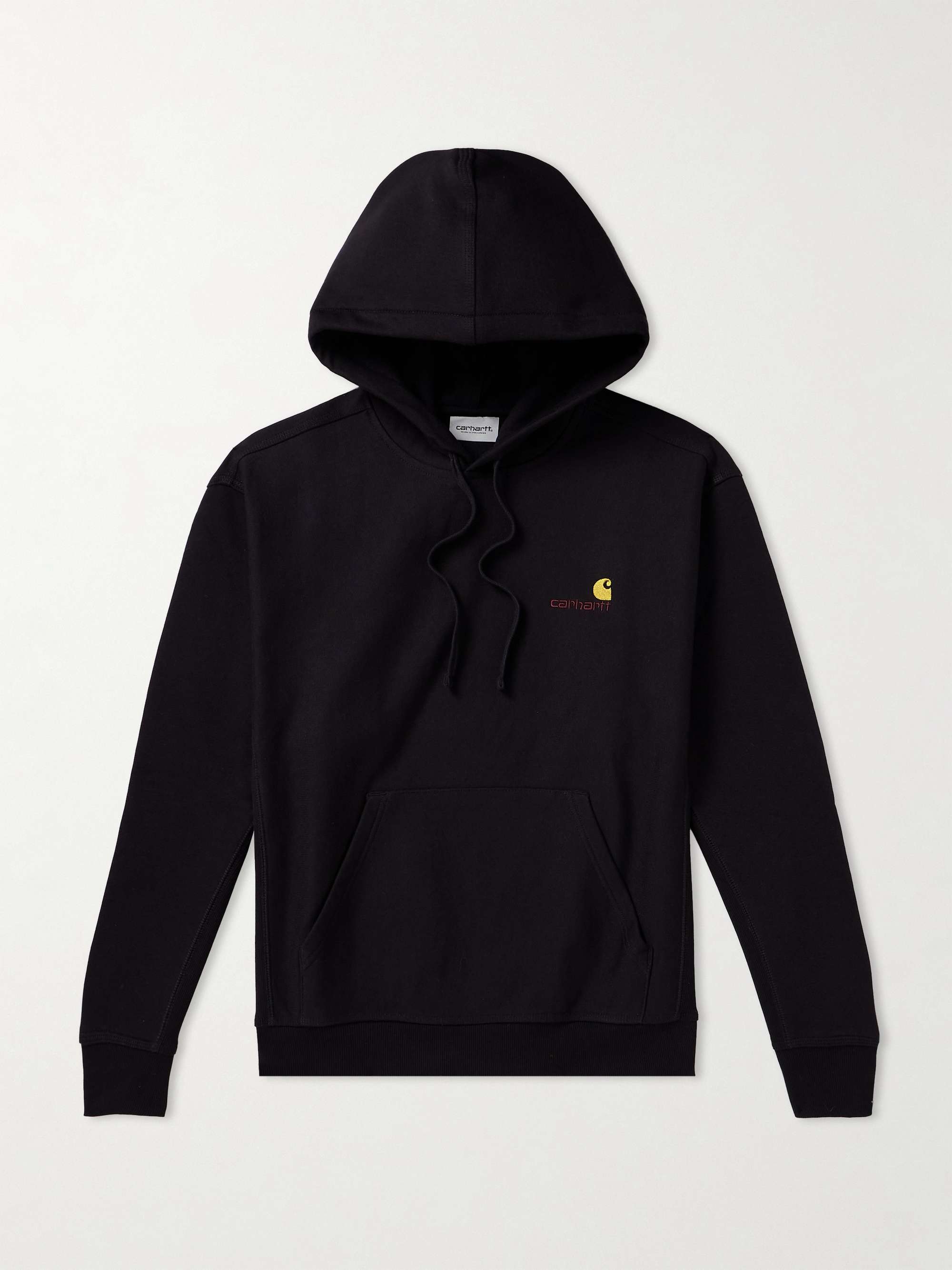 American Script Logo-Embroidered Cotton-Blend Jersey Hoodie hero visual