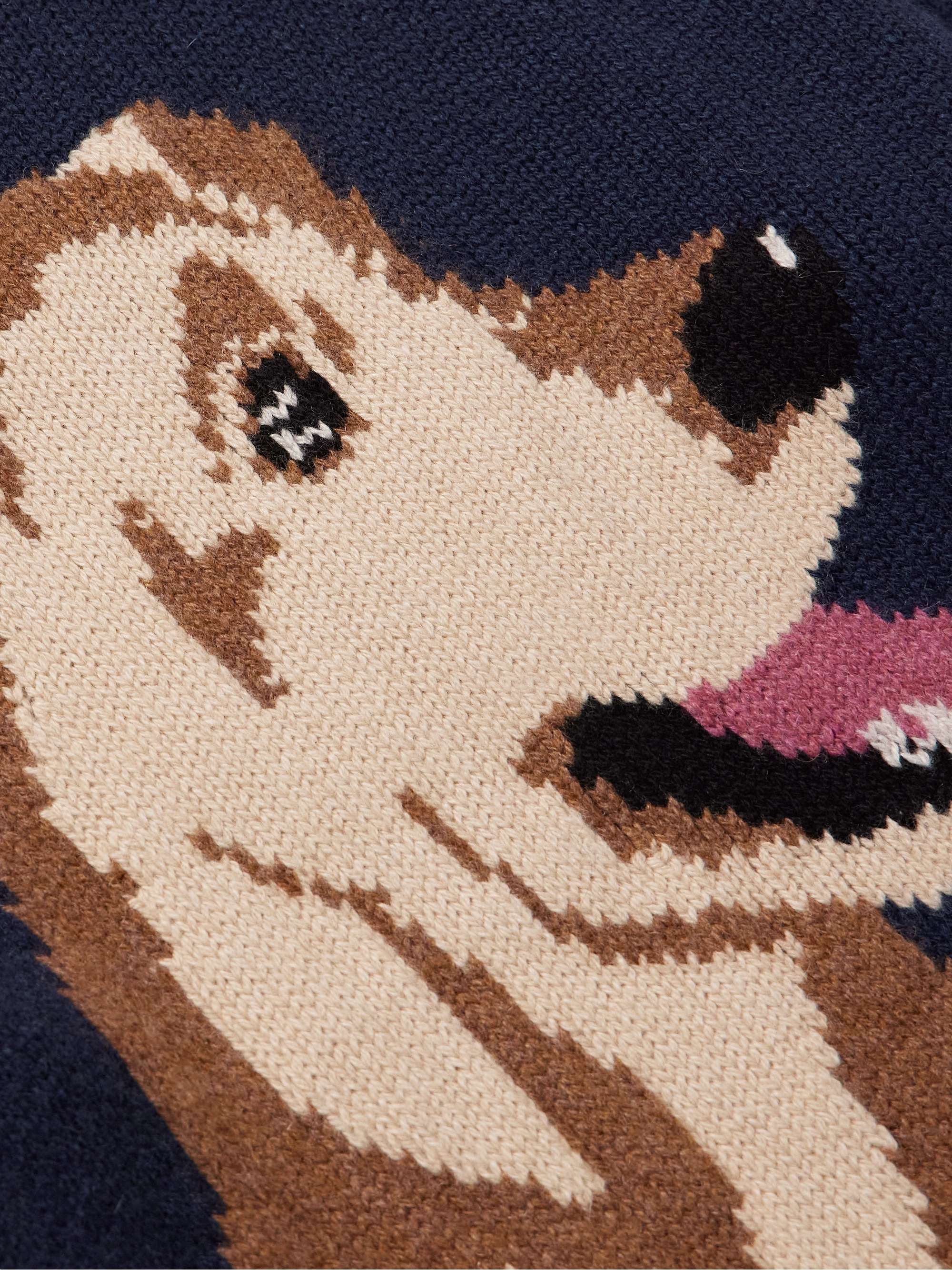 Intarsia Cashmere Sweater view