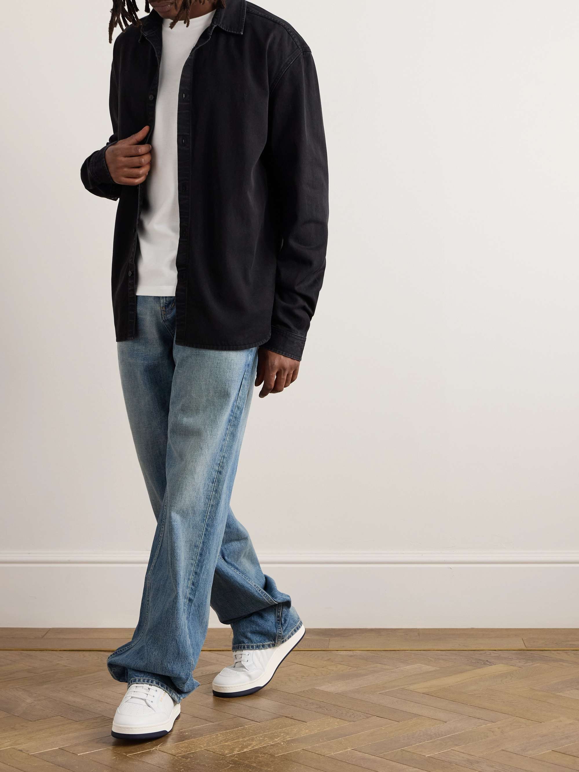 Logo-Appliquéd Cotton and Modal-Blend Jersey T-Shirt view