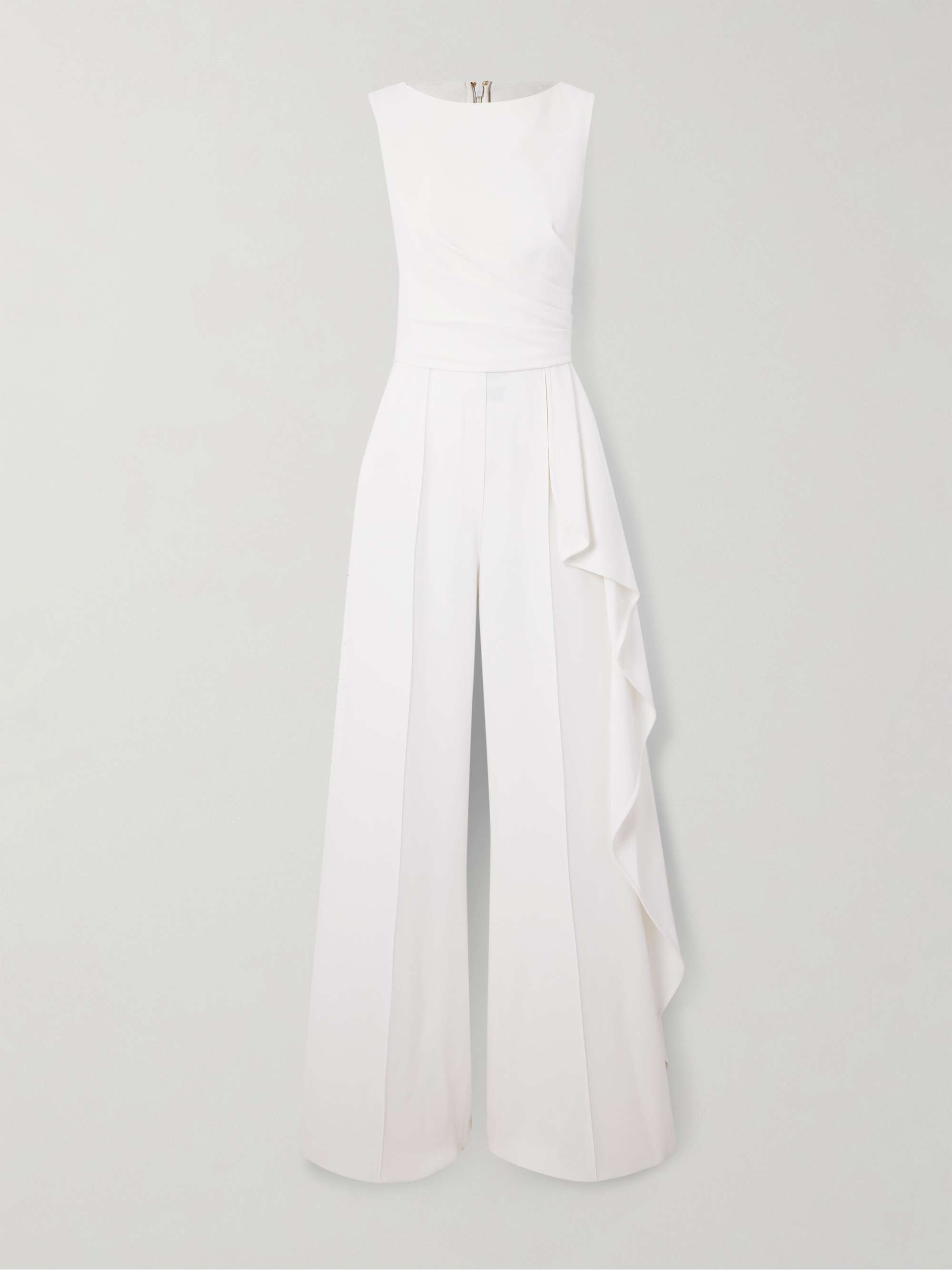 Draped cady jumpsuit hero visual