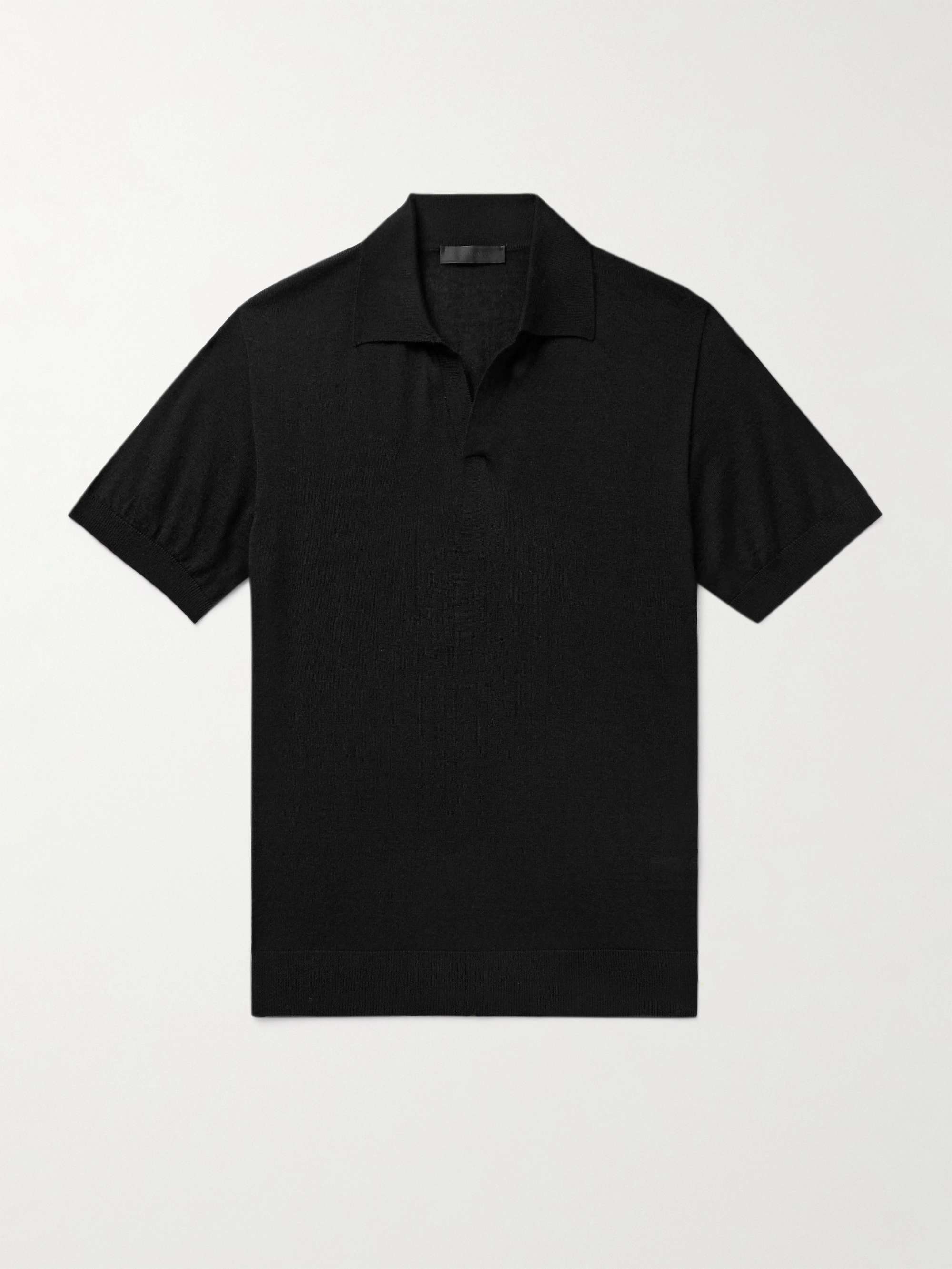 Capell Slim-Fit Cashmere and Silk-Blend Polo Shirt hero visual