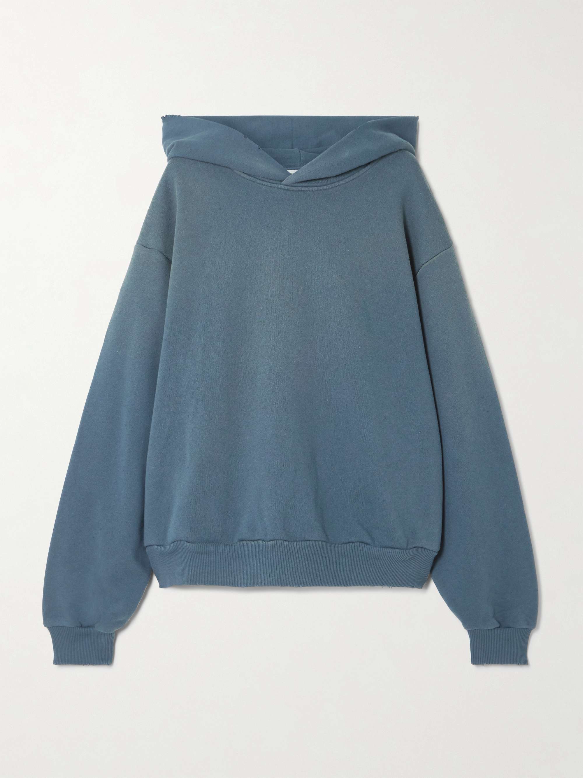 Printed organic cotton-blend jersey hoodie hero visual