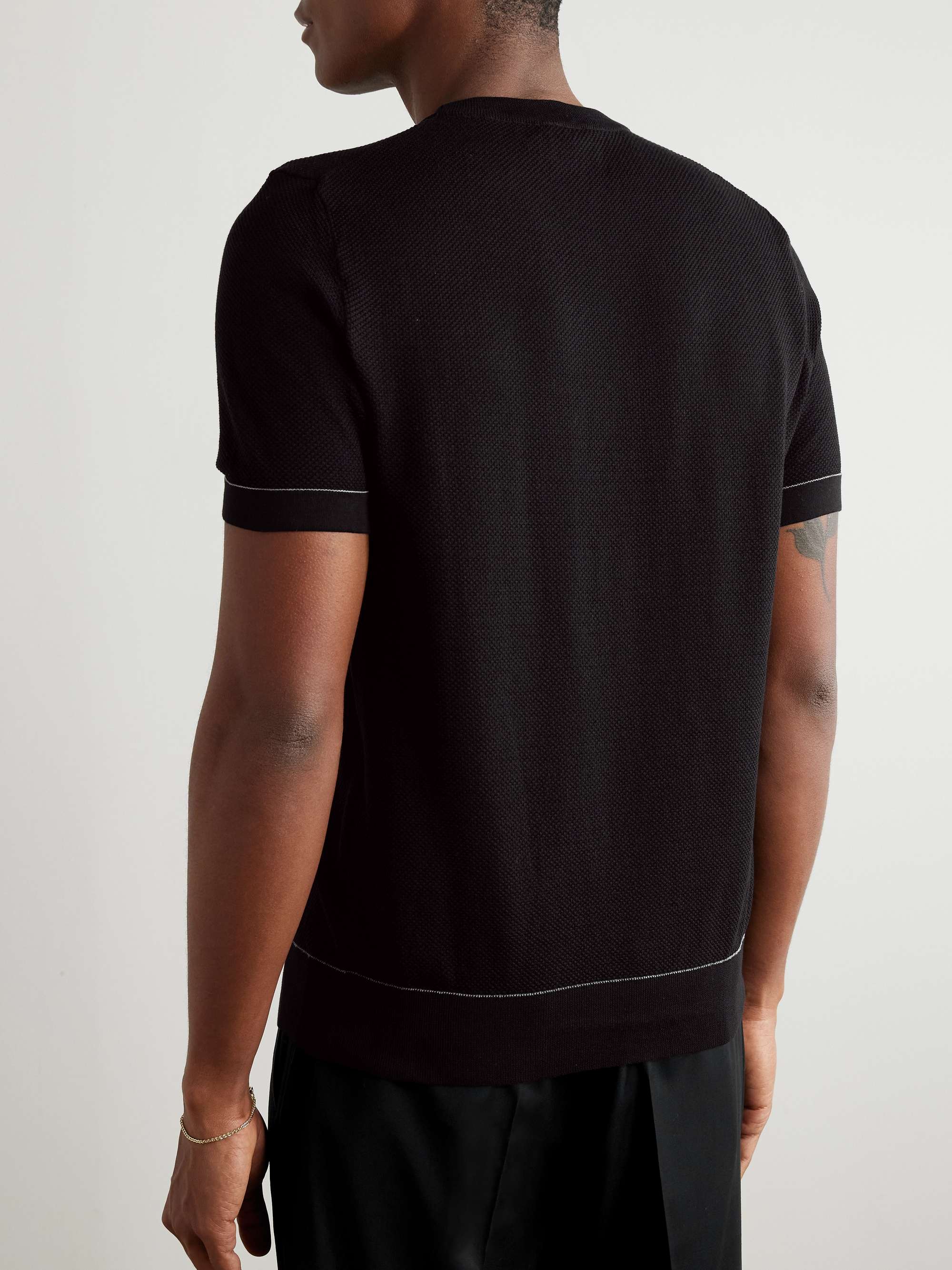 Sea Island Cotton-Piqué T-Shirt view