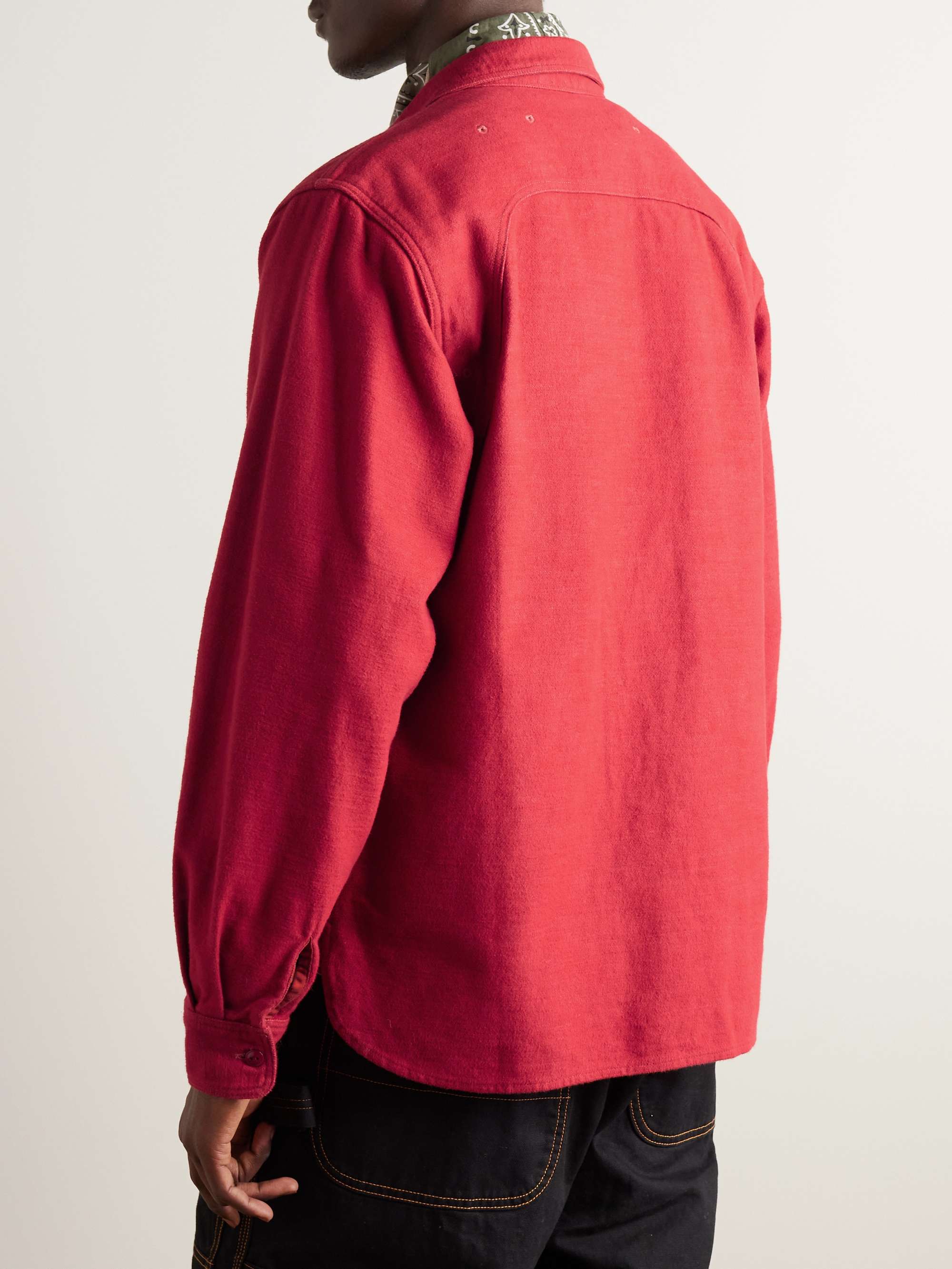 CPO Brushed Cotton-Fleece Shirt view