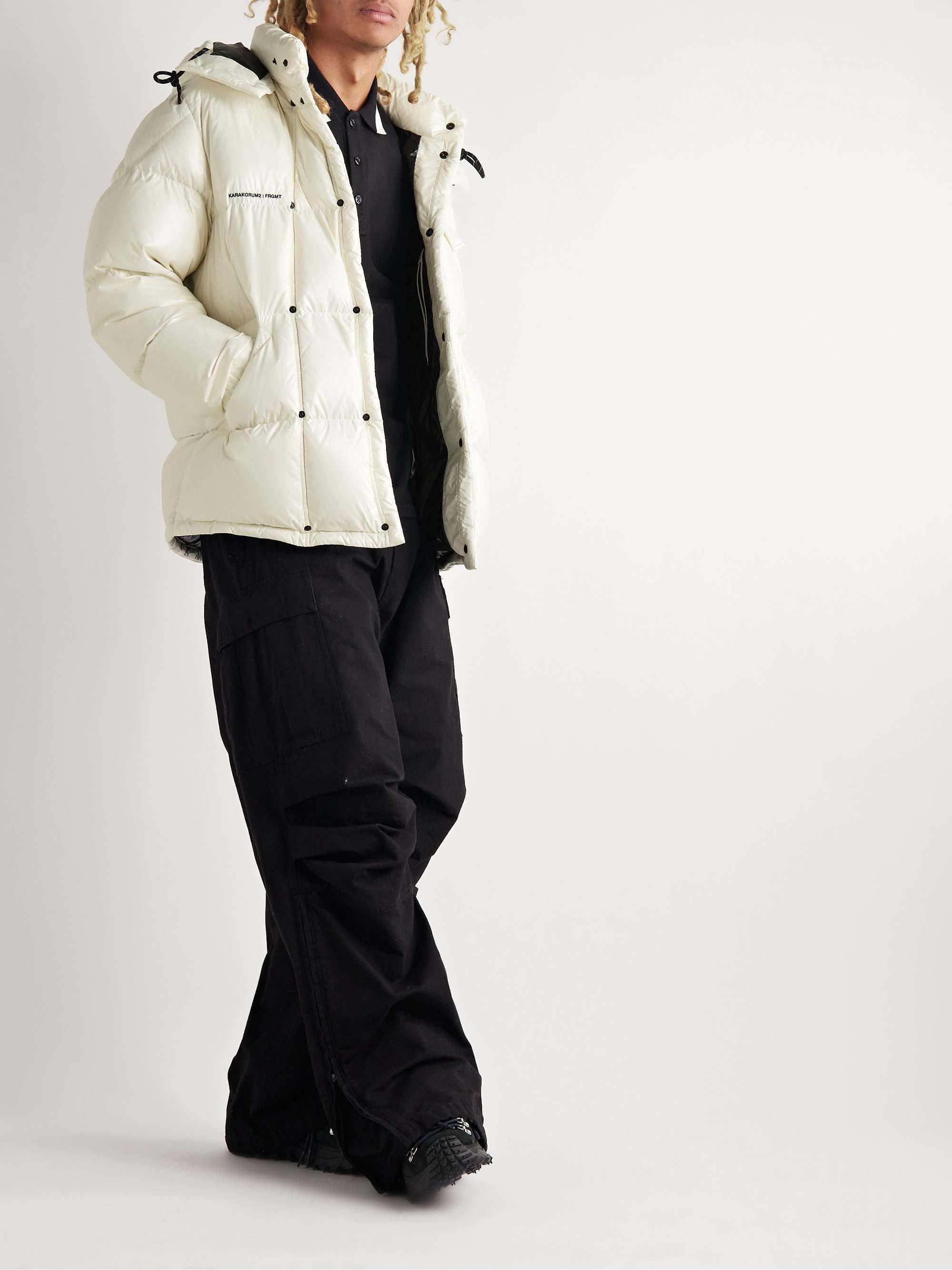 7 Moncler FRGMT Hiroshi Fujiwara Quilted Shell Hooded Down Jacket view