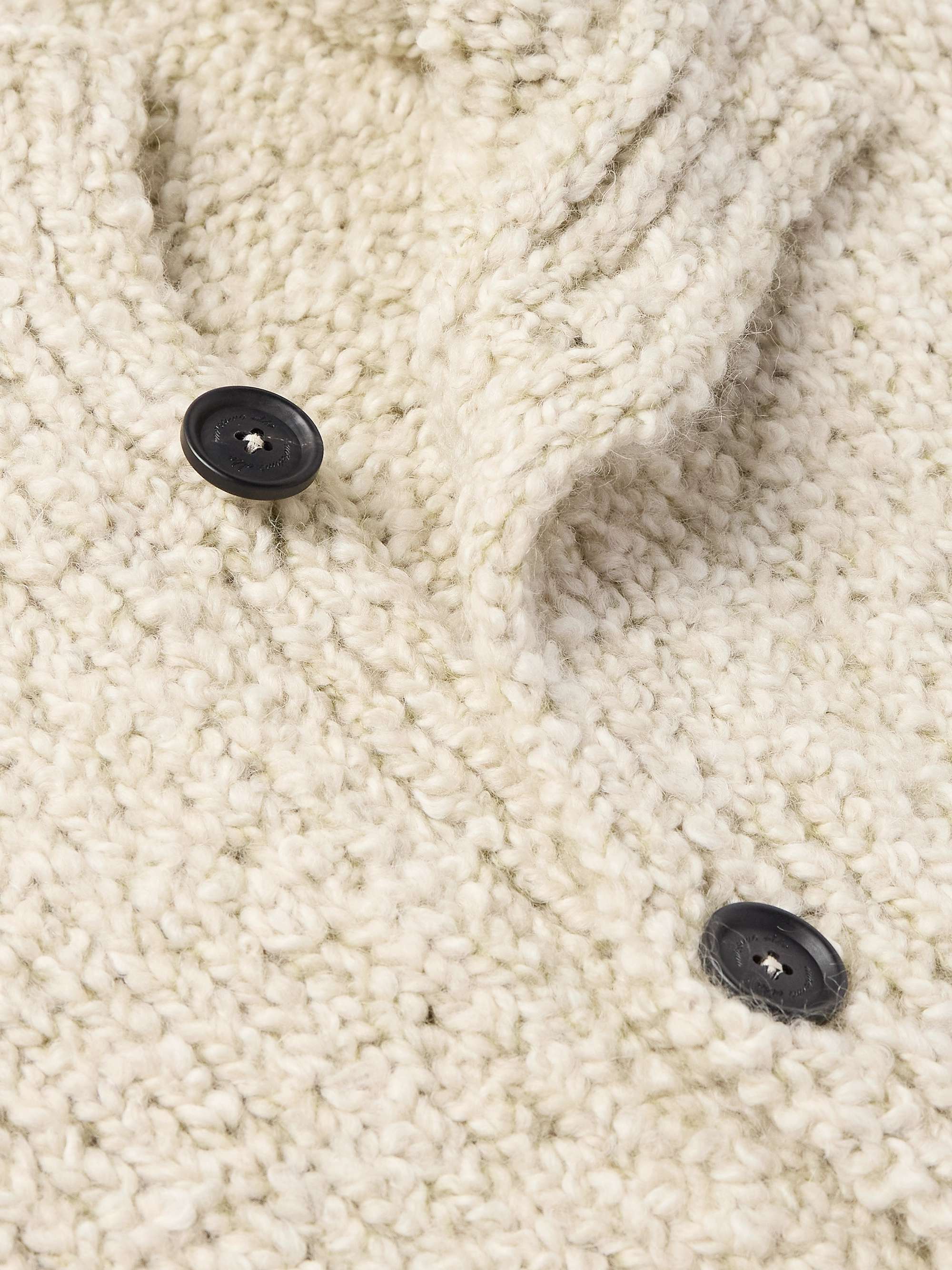 Wool, Alpaca, Mohair and Silk-Blend Cardigan view