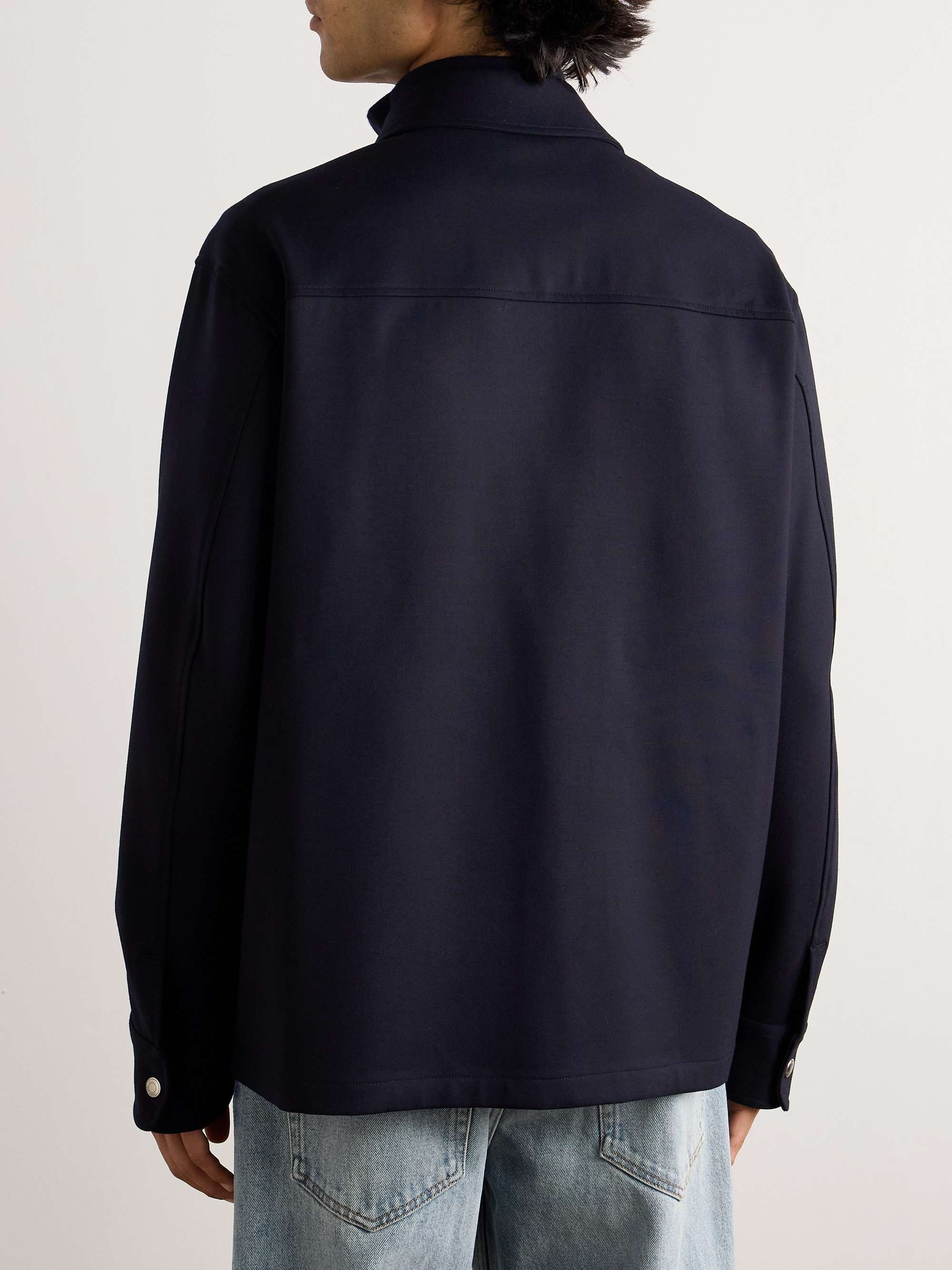 Wool-Blend Blouson Jacket view
