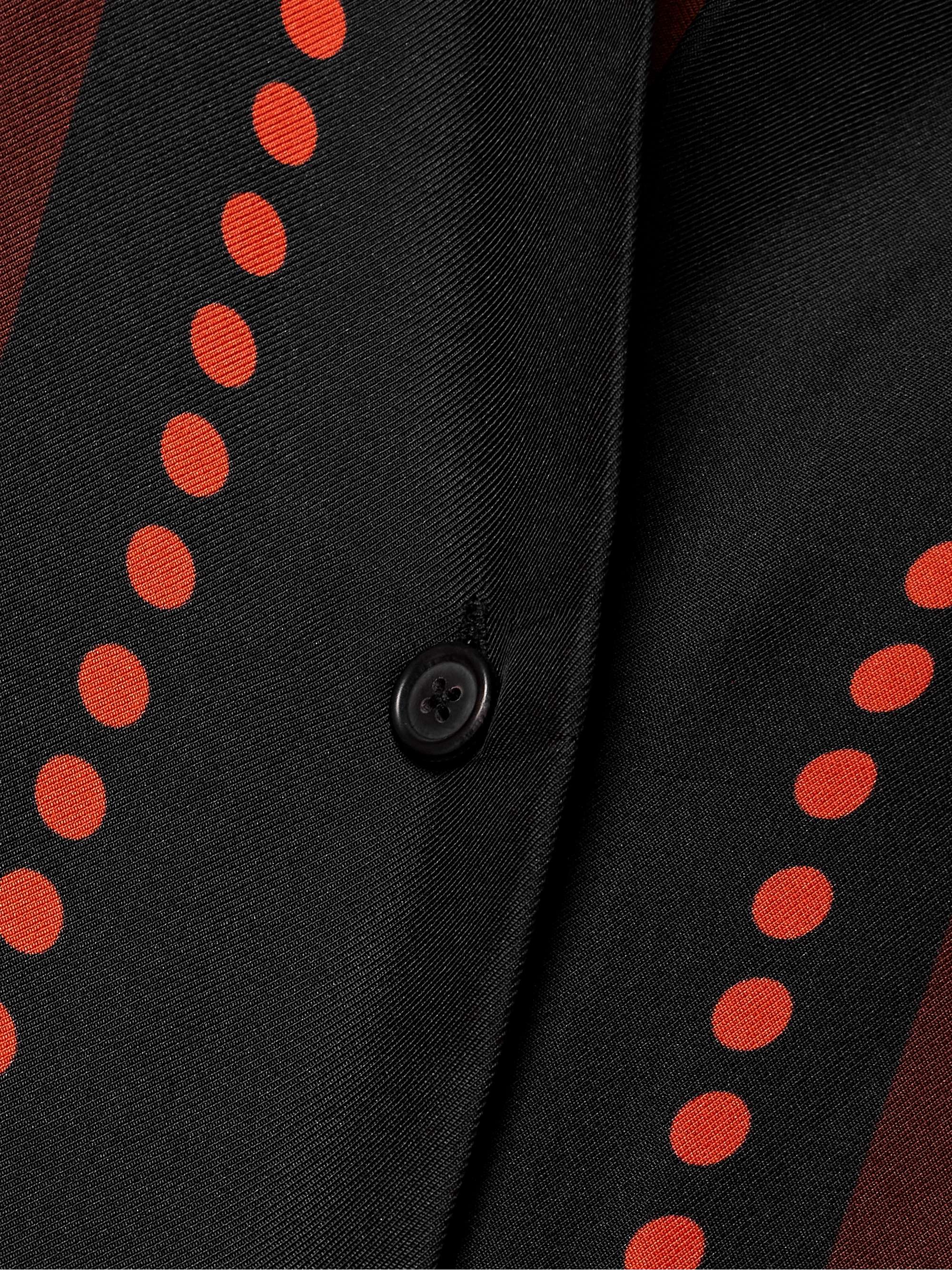 Argo oversized printed silk-twill shirt view